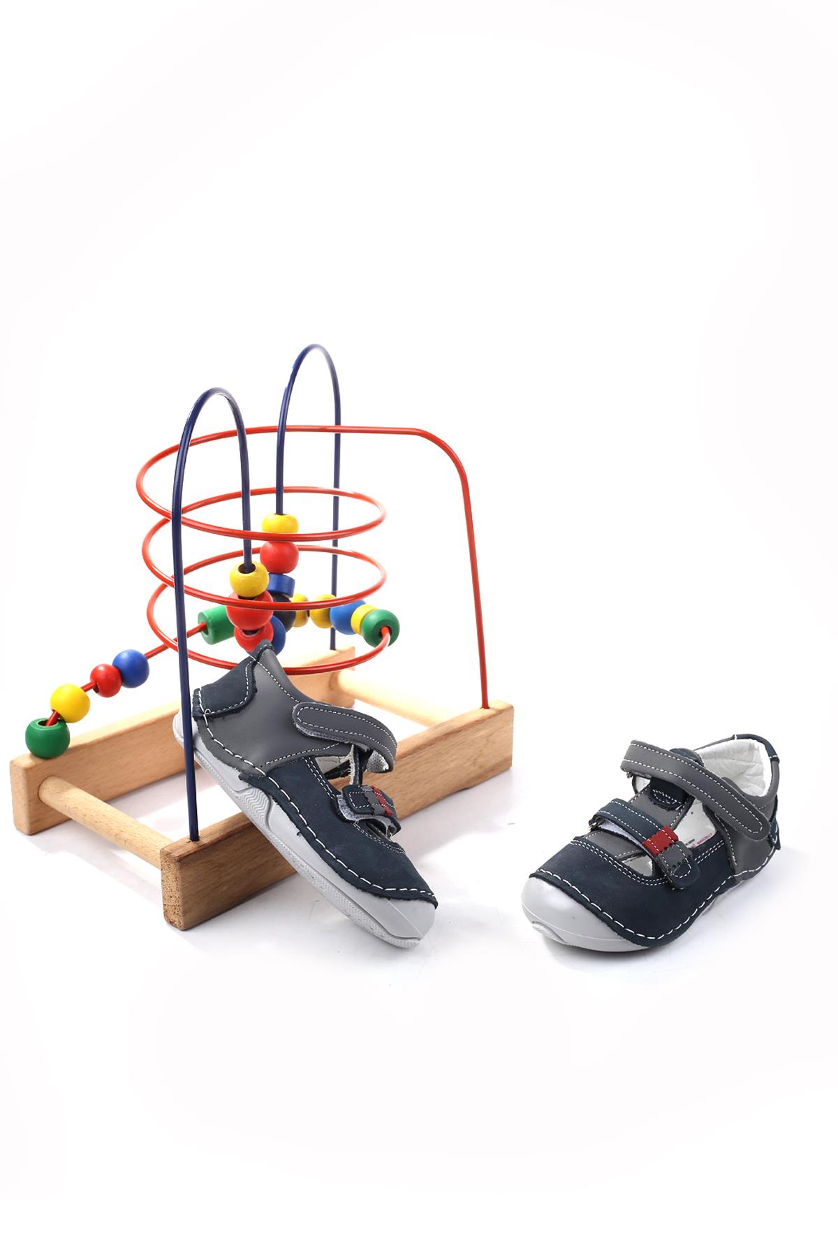 PapuçSepeti 3936 Rahat Ortopedik Taban Deri Erkek Çocuk Ayakkabısı - Görsel 3