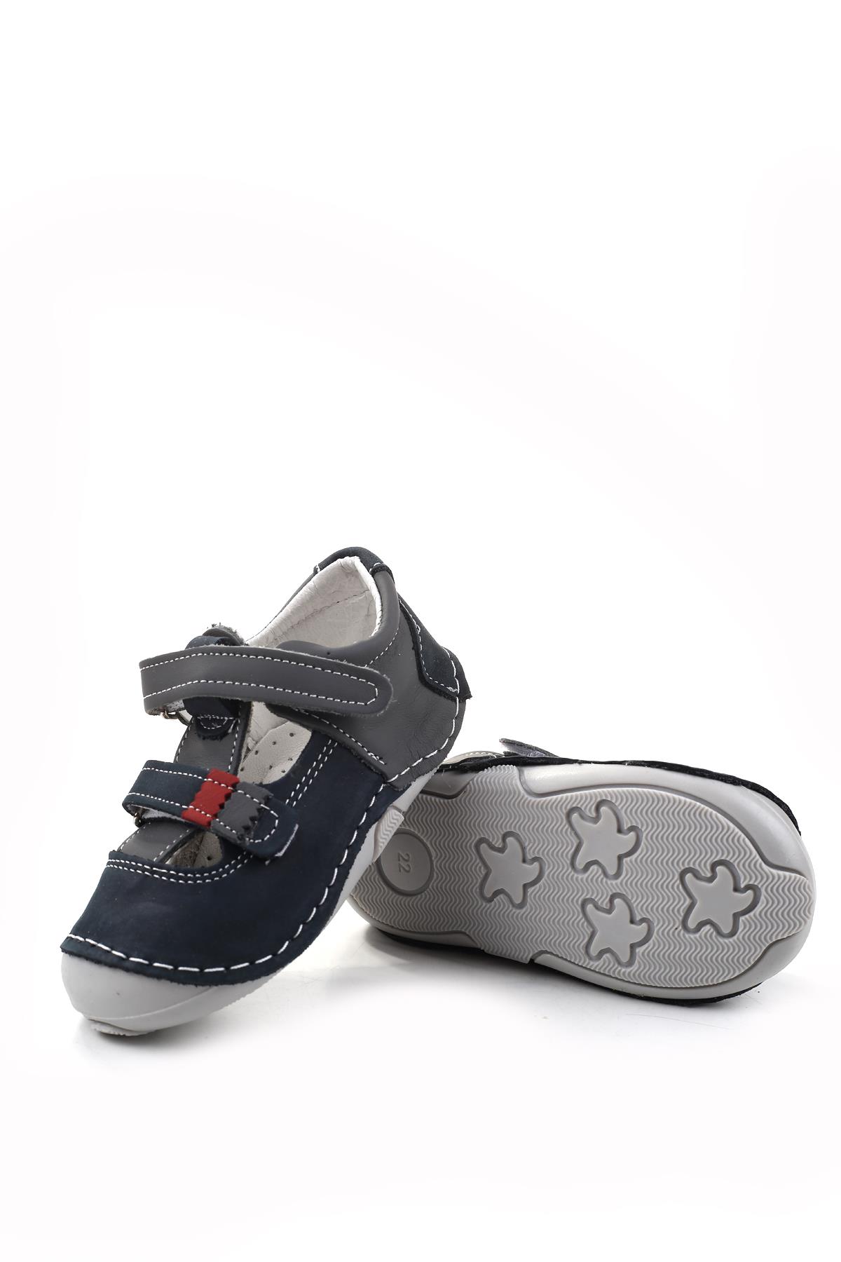 PapuçSepeti 3936 Rahat Ortopedik Taban Deri Erkek Çocuk Ayakkabısı - Görsel 6