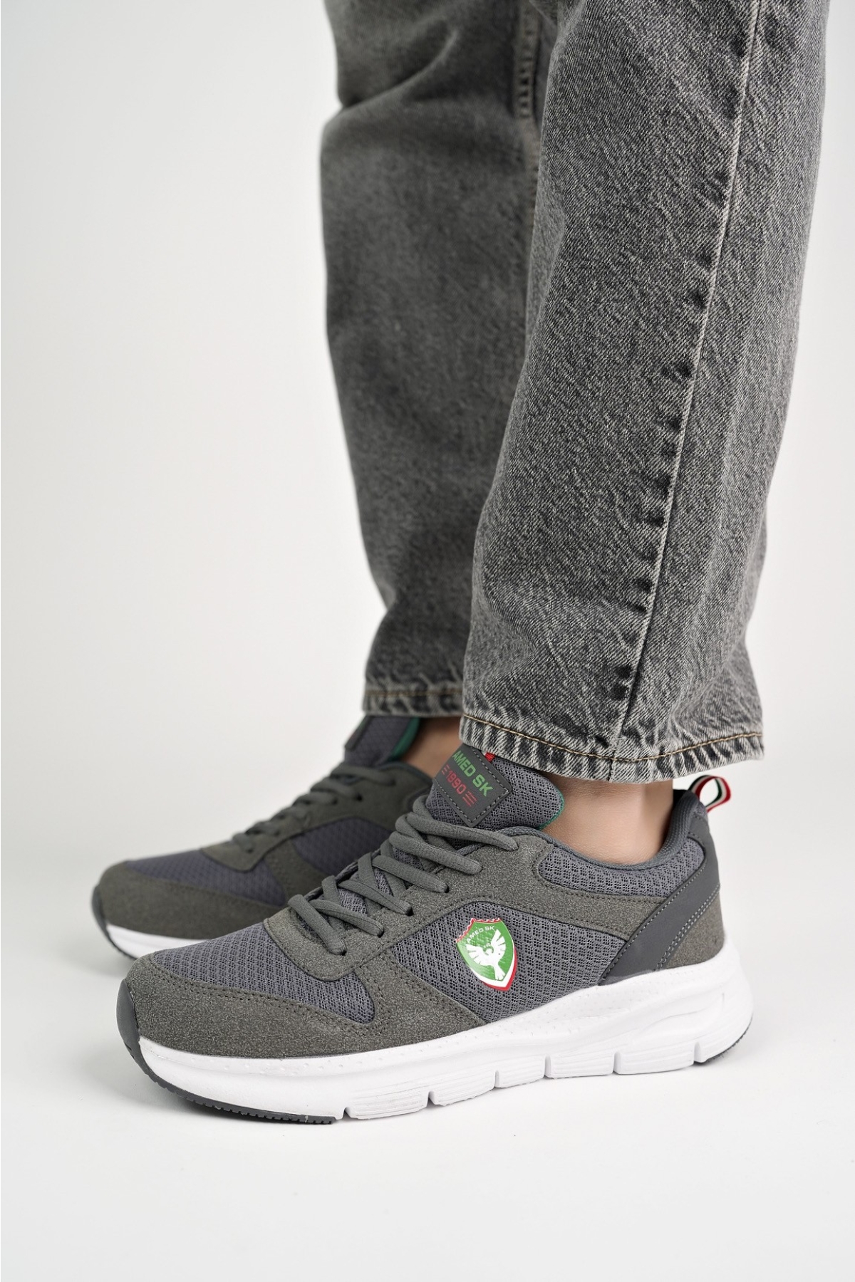 Amed Spor HURCAZH Erkek Ortopedik Günlük Bağcıklı Sneaker Spor Ayakkabı - Görsel 8