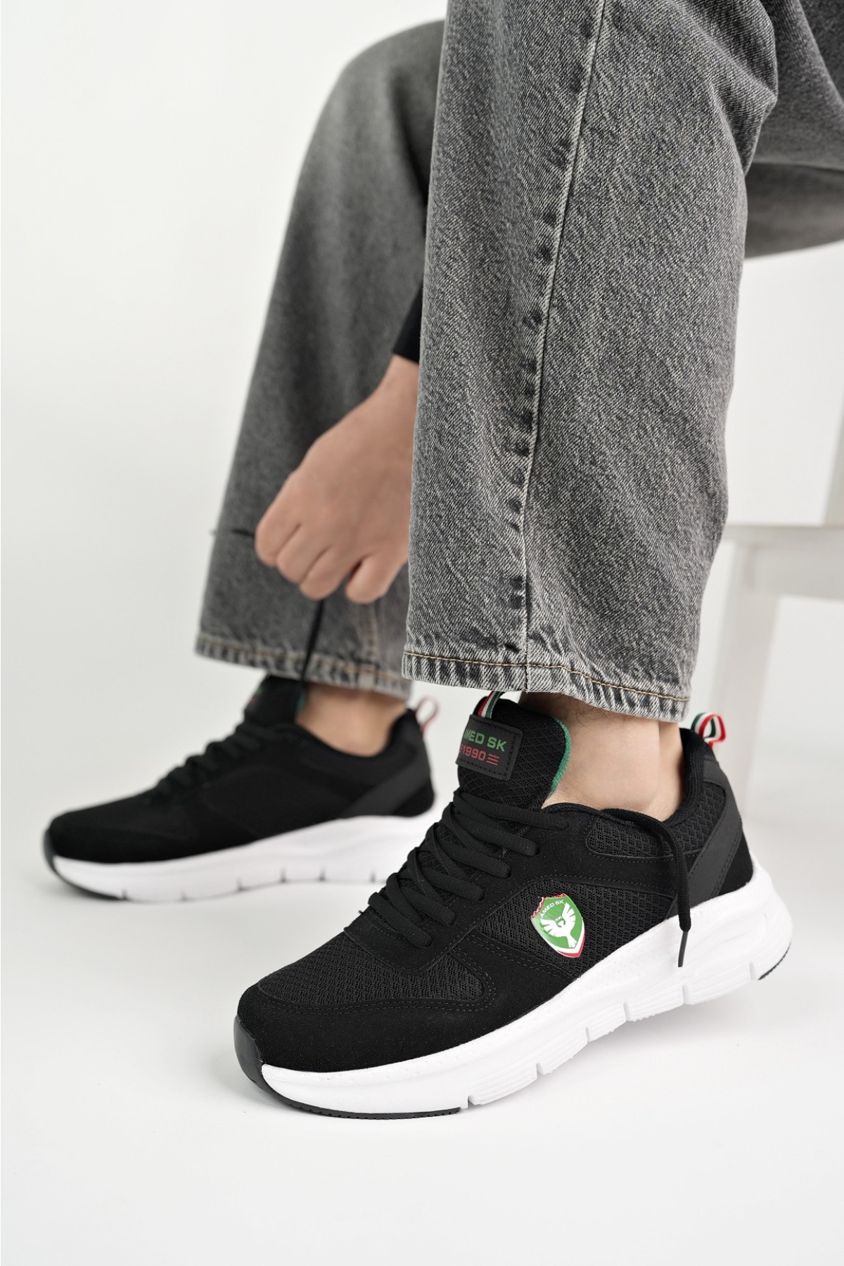 Amed Spor HURCAZH Erkek Ortopedik Günlük Bağcıklı Sneaker Spor Ayakkabı - Görsel 7