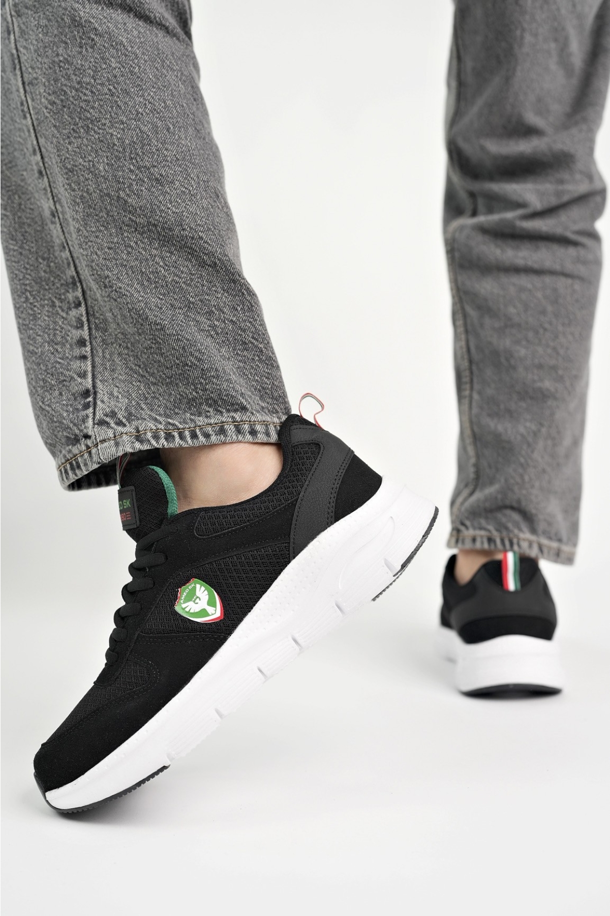 Amed Spor HURCAZH Erkek Ortopedik Günlük Bağcıklı Sneaker Spor Ayakkabı - Görsel 9