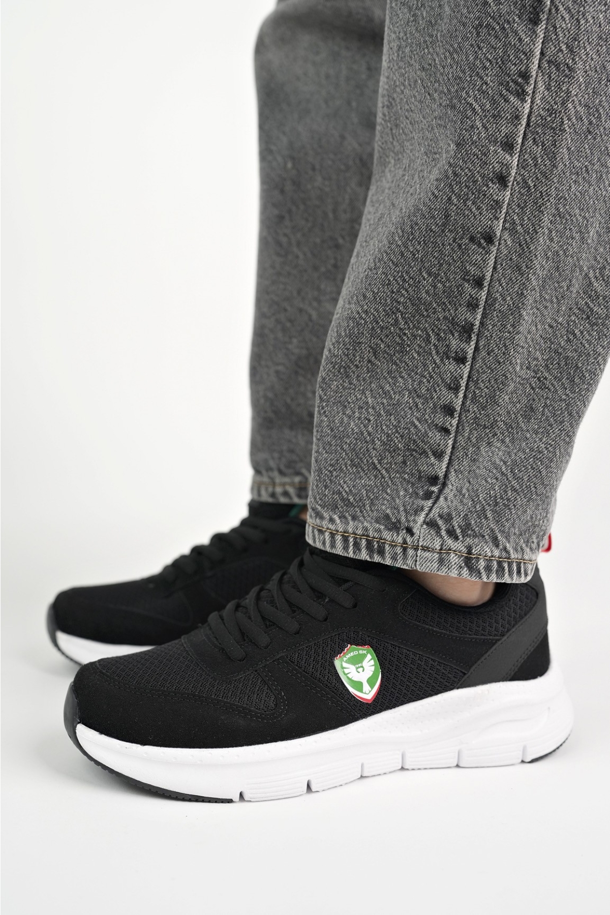 Amed Spor HURCAZH Erkek Ortopedik Günlük Bağcıklı Sneaker Spor Ayakkabı - Görsel 10