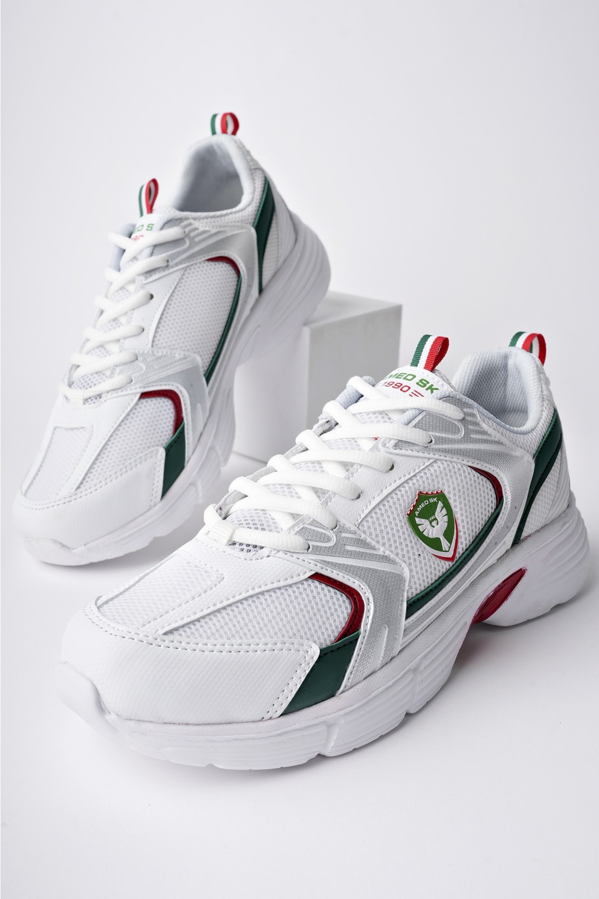 Amed Spor BRAİN Unisex Ortopedik Günlük Bağcıklı Sneaker Spor Ayakkabı - Görsel 3