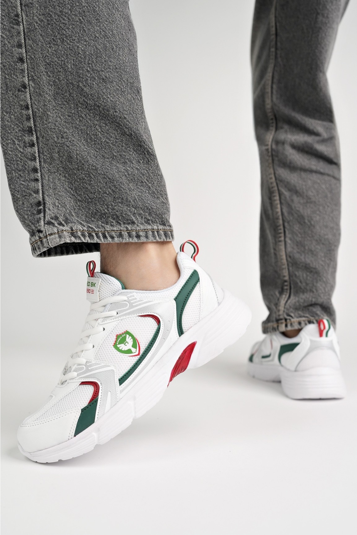 Amed Spor BRAİN Unisex Ortopedik Günlük Bağcıklı Sneaker Spor Ayakkabı - Görsel 7