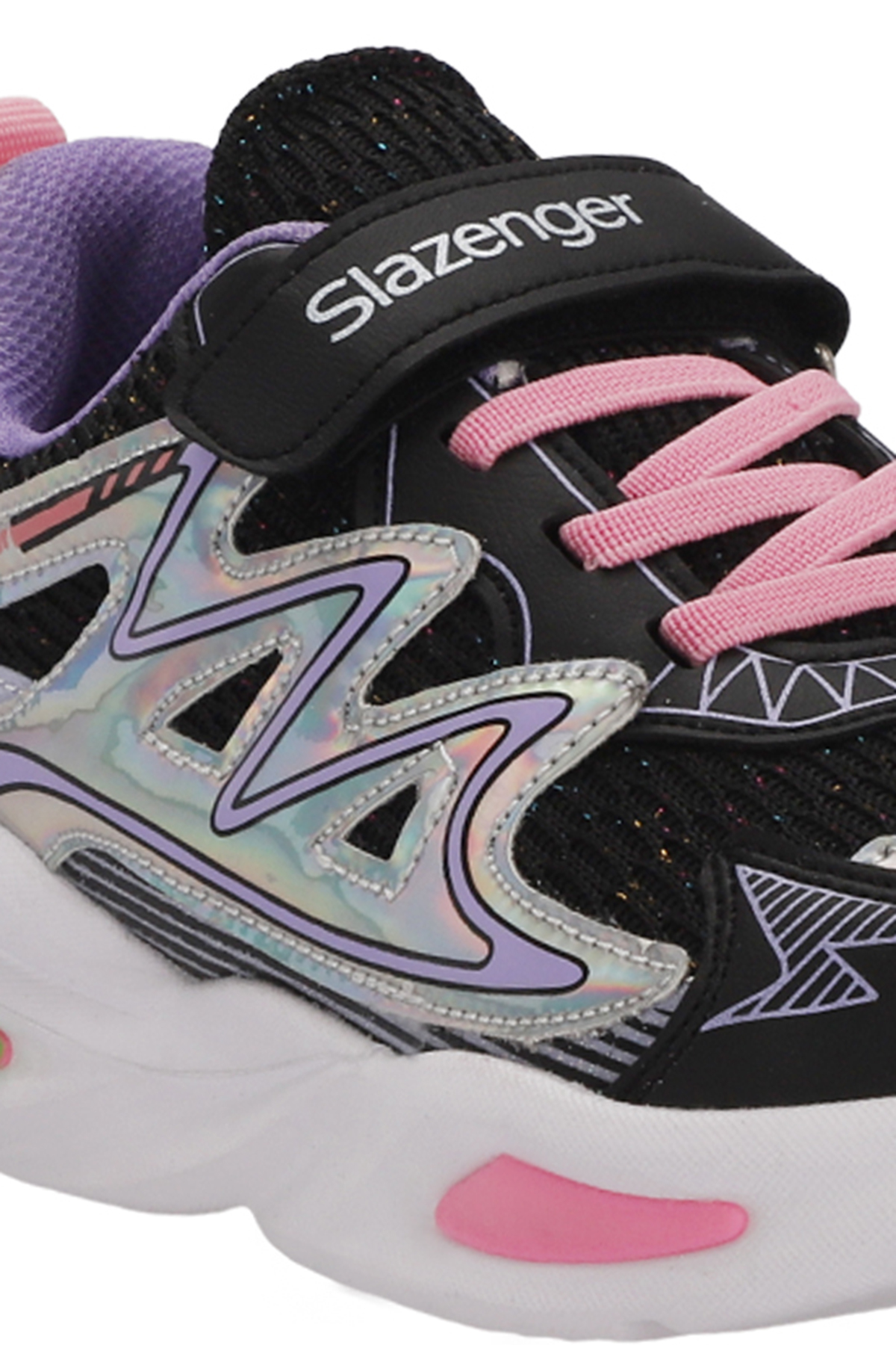 KYRIE Kız Çocuk Sneaker Ayakkabı Siyah / Mor - Görsel 5