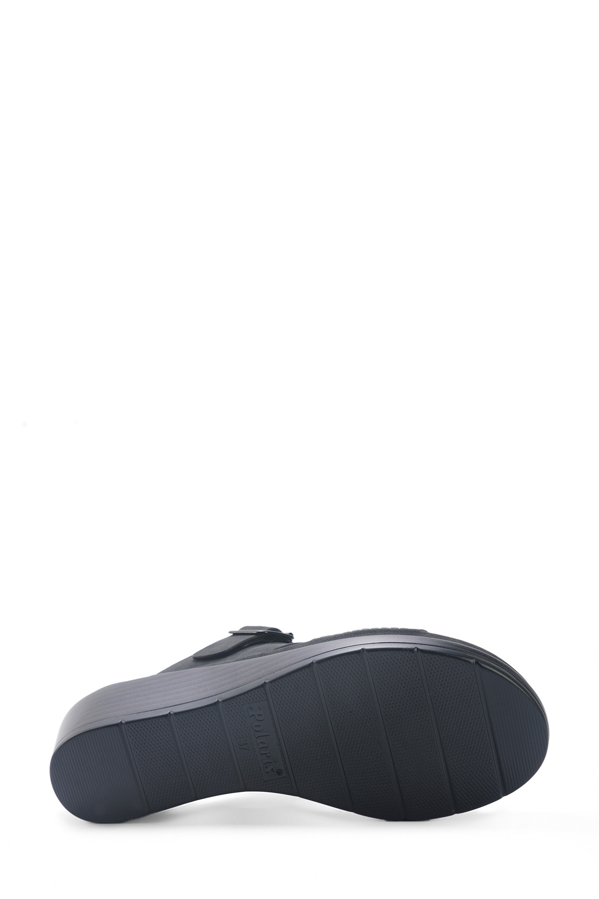 105511.Z5FX Siyah Kadın Dolgu Topuk Terlik - Görsel 5