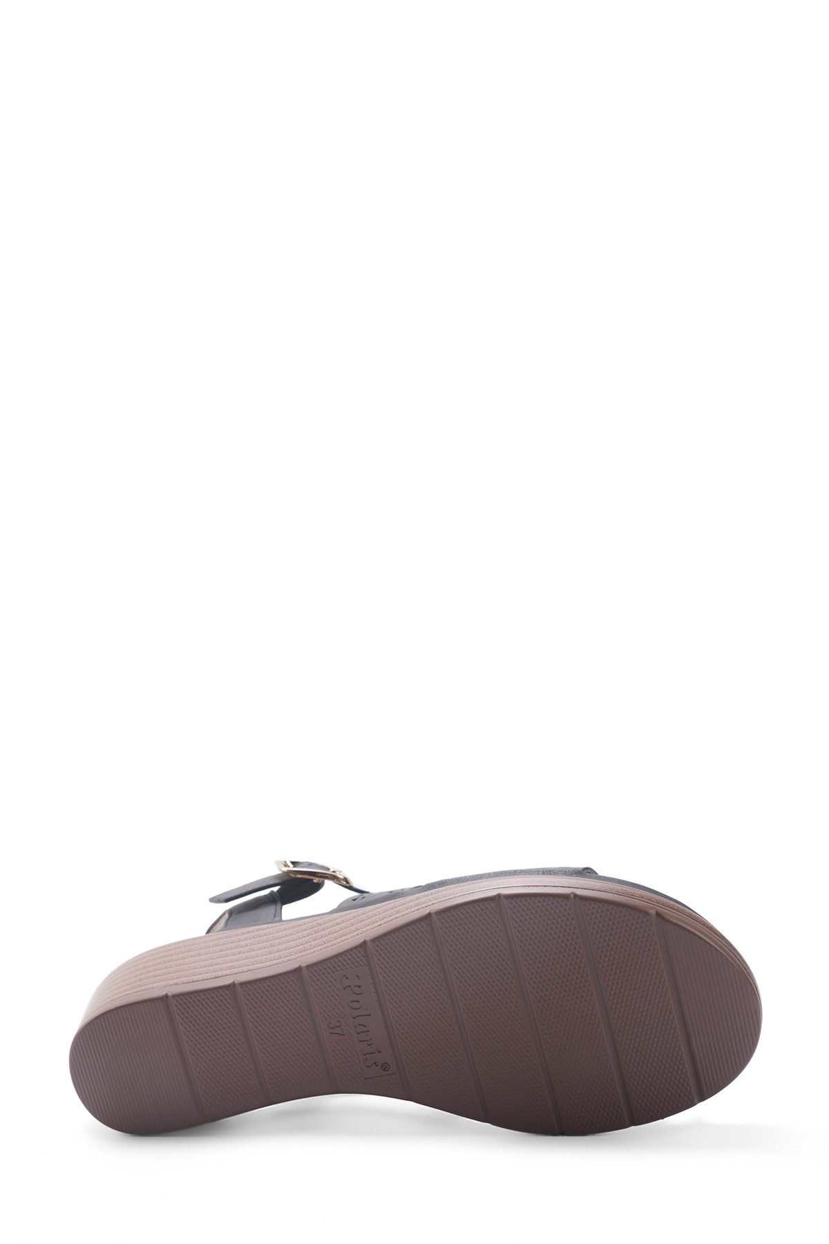 105513.Z5FX Siyah Kadın Comfort Sandalet - Görsel 5