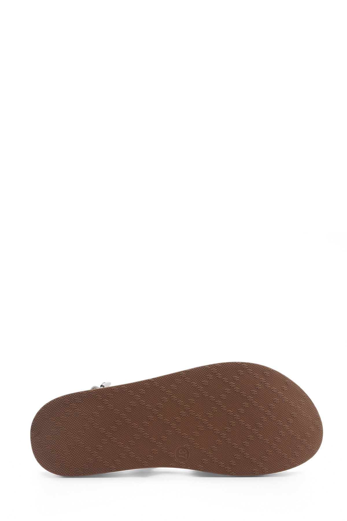 325093.Z 5FX Beyaz Kadın Düz Sandalet - Görsel 5