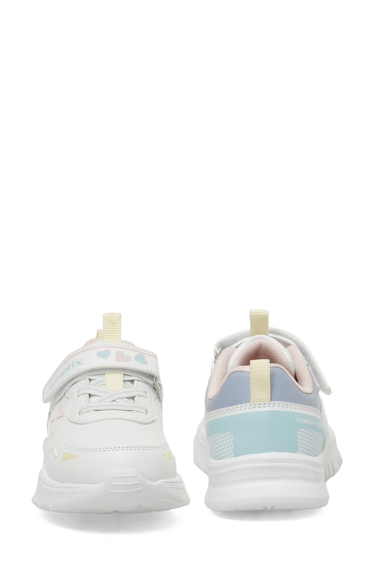 ESGAN PU P 5PR Beyaz Kız Çocuk Spor Ayakkabı - Görsel 6