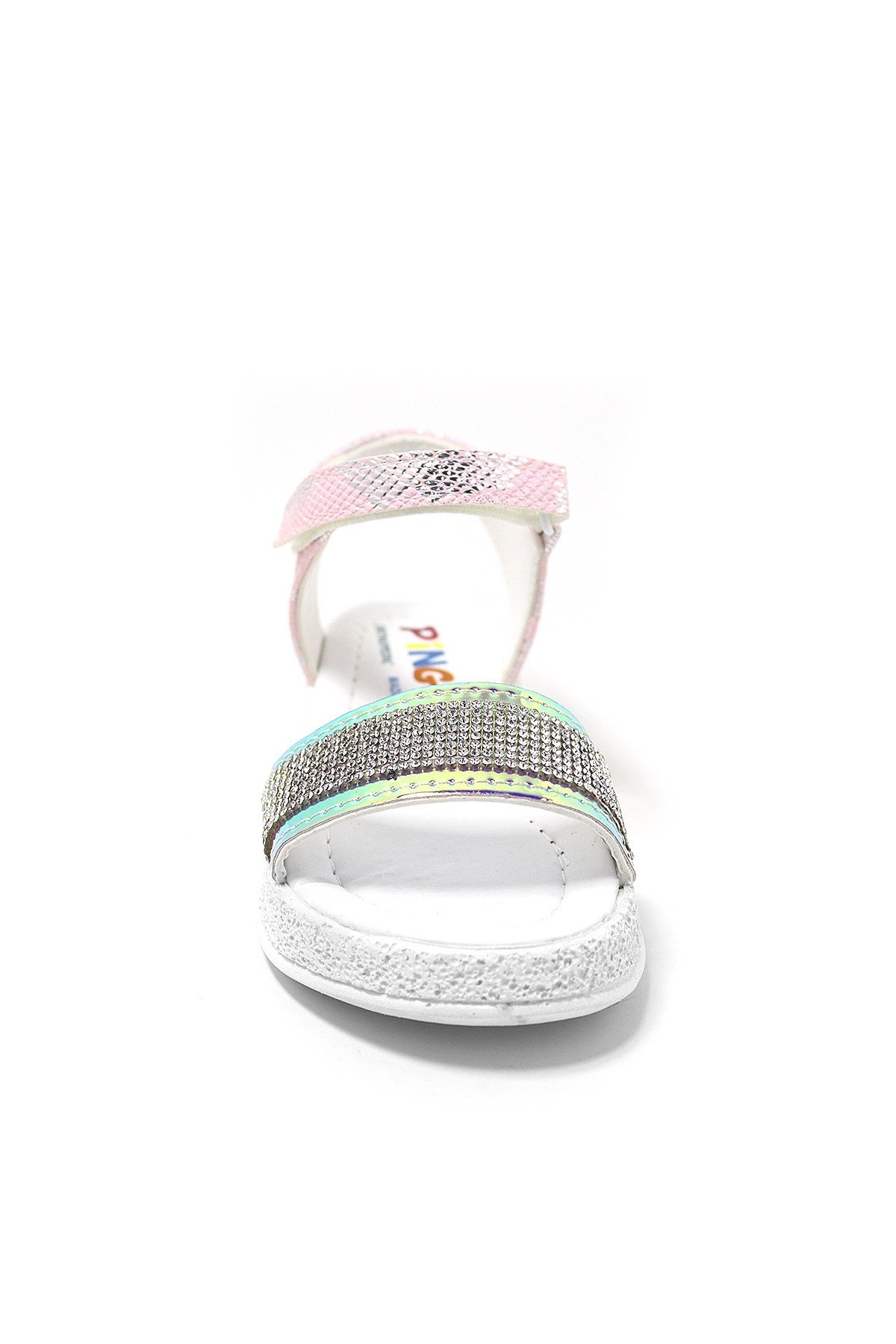 Artico Pingu Gloria Pembe Taşlı Kız Çocuk Sandalet - Görsel 5