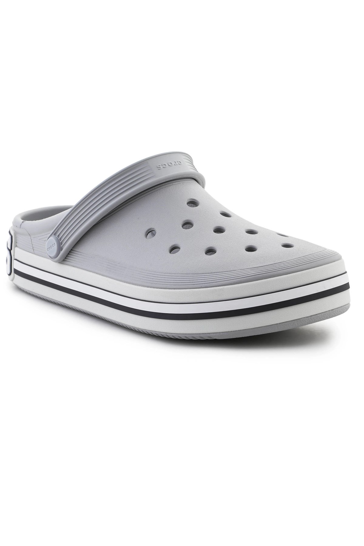 Crocs Crocs Gri Off Court Logo Clog Unisex Terlik 209651-1FT Sandalet & Terlik | Flo Gri - 3. görsel