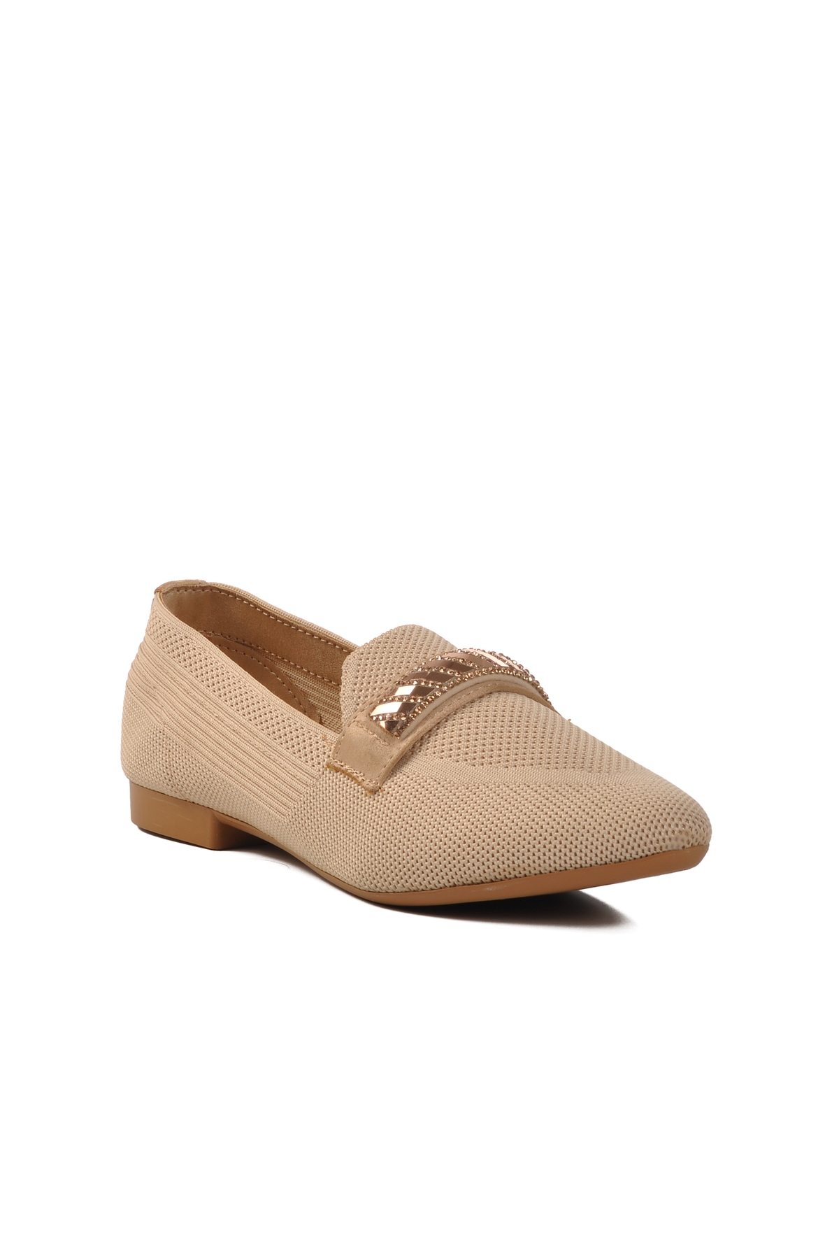 Bej Örme Triko Kadın Babet 517046 Z - Görsel 4