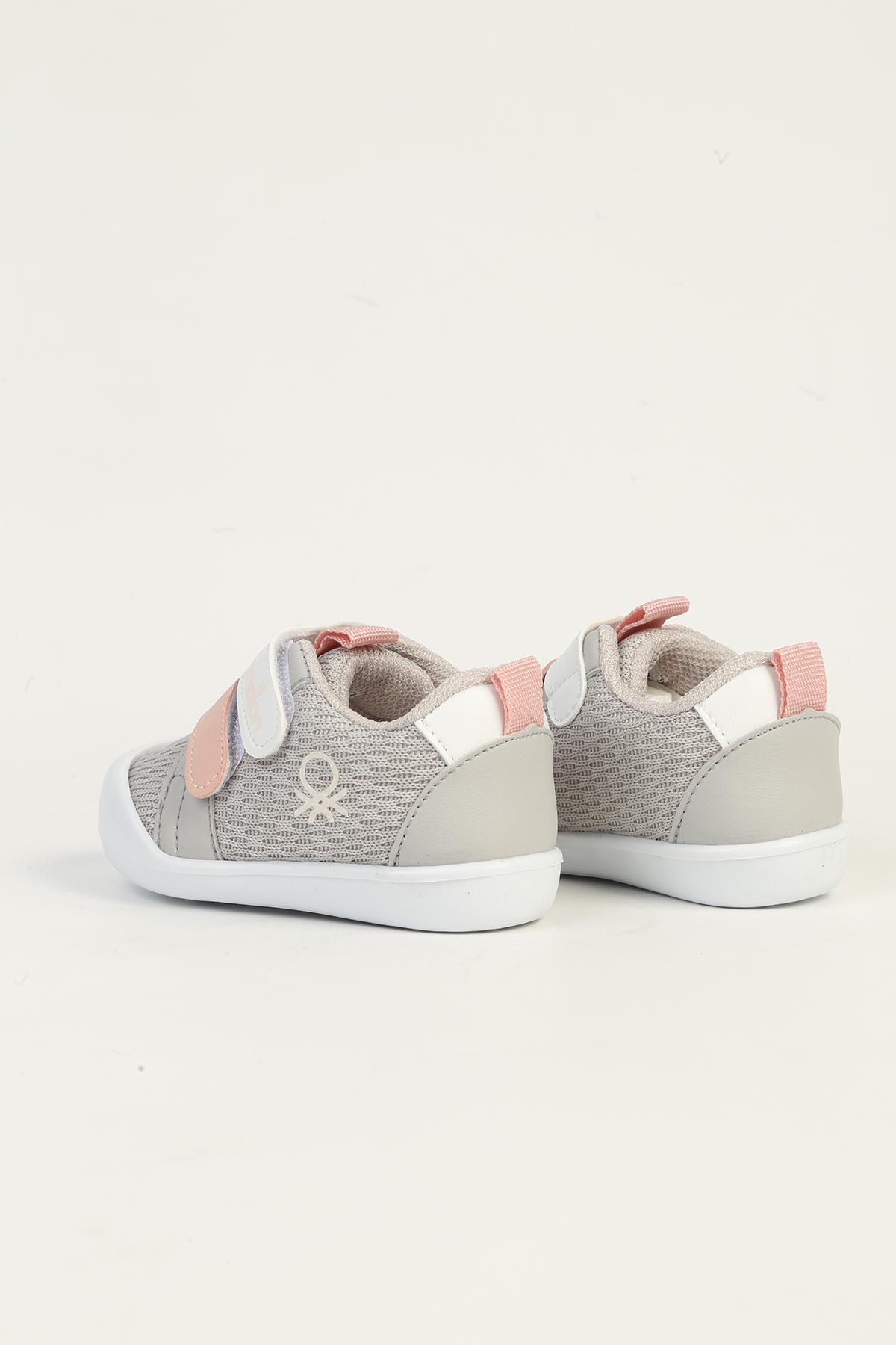 Gri Pudra Çocuk Spor Ayakkabı BN-1408 - Görsel 4