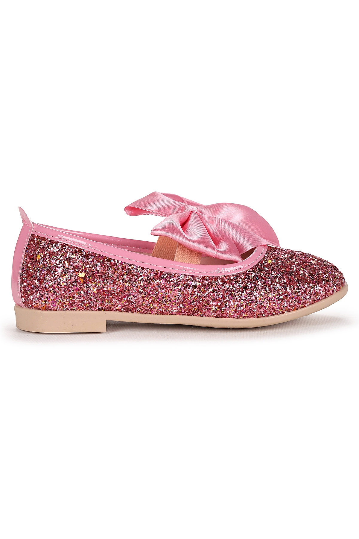 Kiko Kids Kiko Kids Tari Cam Kırığı Fiyonk Lastikli Kız Çocuk Babet Ayakkabı Pembe | Flo Pembe - 5. görsel