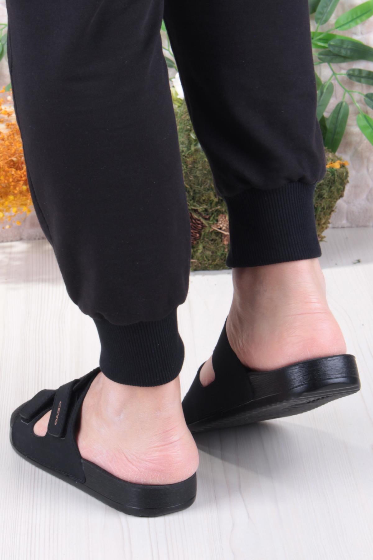 Bahama-16 Siyah Rahat Ortapedik Erkek Terlik - Görsel 5