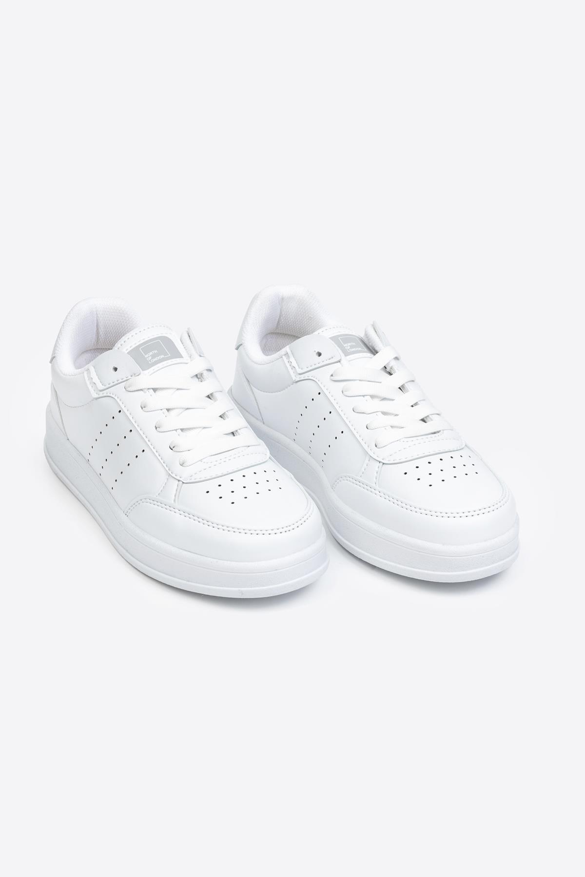 Beyaz Renk Kadın Spor Ayakkabı - Görsel 2