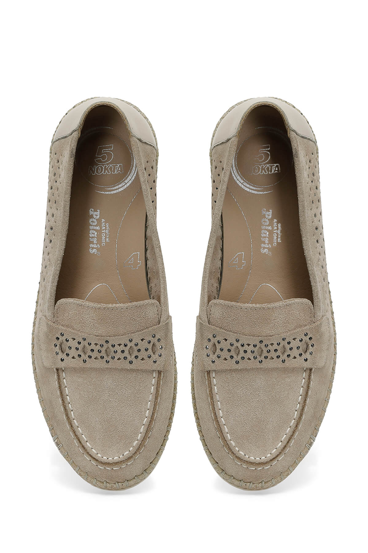 Polaris 5 Nokta 105454.Z5FX Vizon Kadın Loafer - Görsel 5