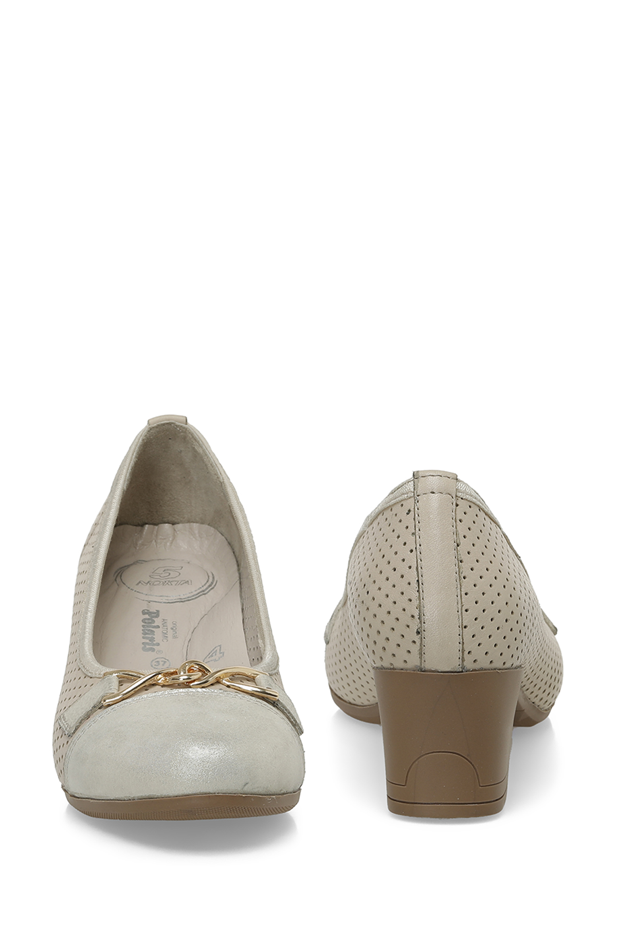 Polaris 5 Nokta 105479.Z5FX Vizon Kadın Topuklu Ayakkabı - Görsel 6