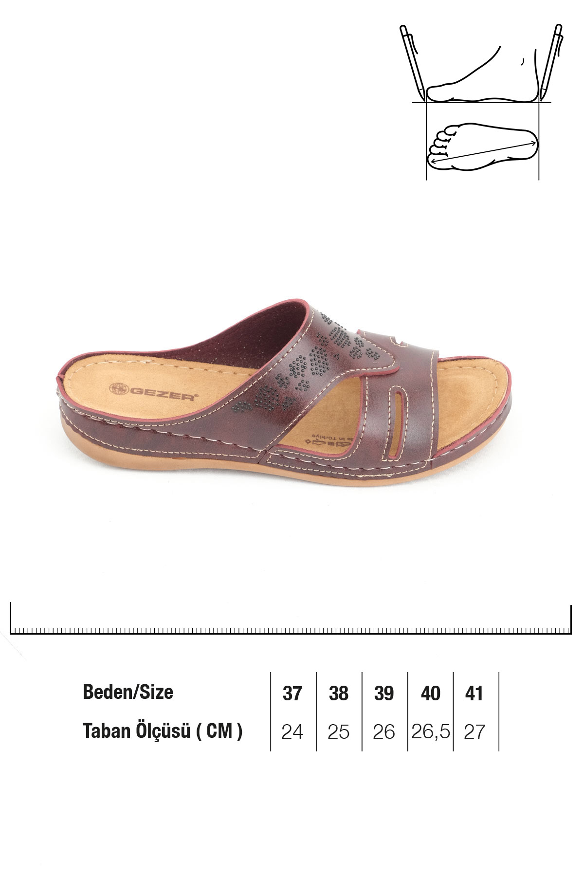 Yazlık Kadın Suni Deri Koleksiyon Terlik - Görsel 3