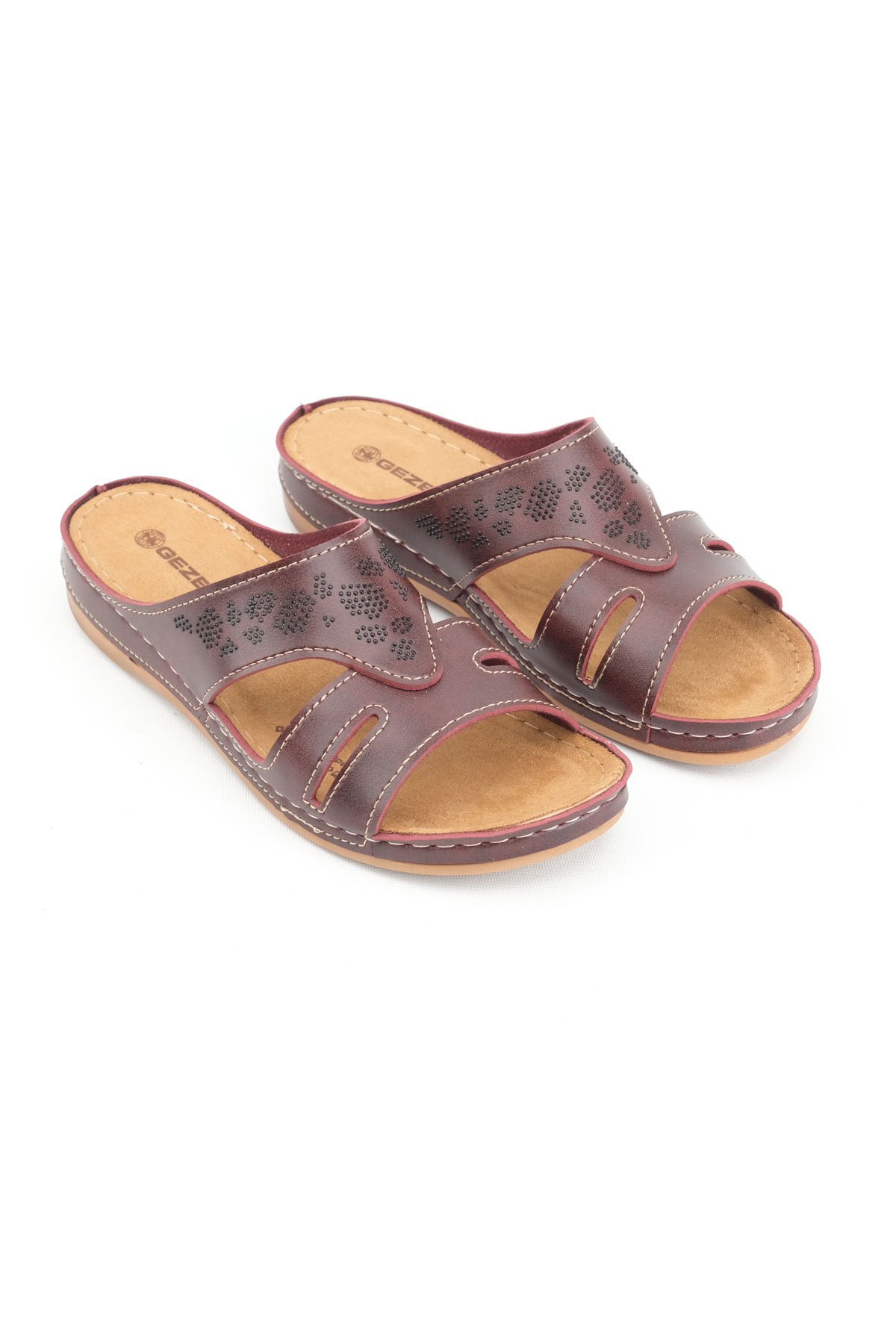 Yazlık Kadın Suni Deri Koleksiyon Terlik - Görsel 4