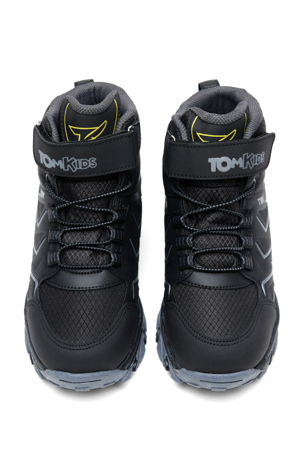 Çocuk Unisex Siyah Füme Rahat Kalıp Renkli Taban Bot - Görsel 5