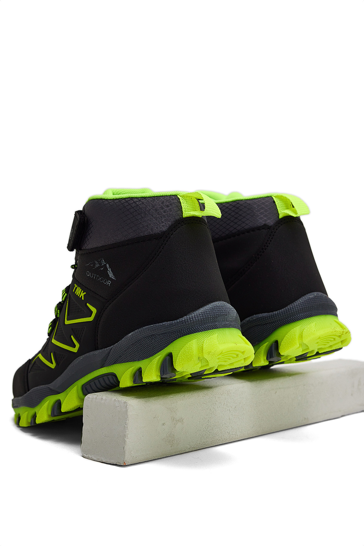 Çocuk Unisex Füme Sarı Rahat Kalıp Renkli Taban Bot - Görsel 3