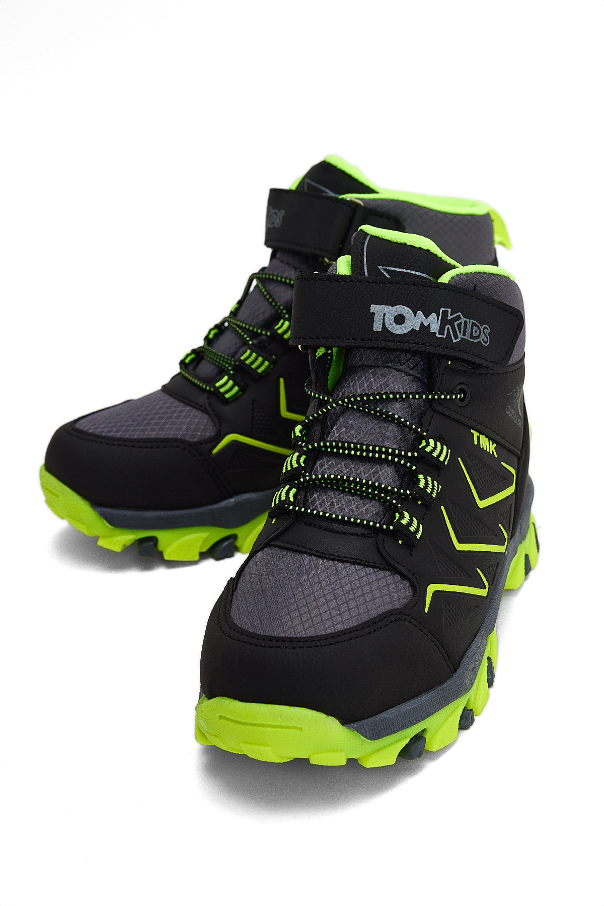 Çocuk Unisex Füme Sarı Rahat Kalıp Renkli Taban Bot - Görsel 4