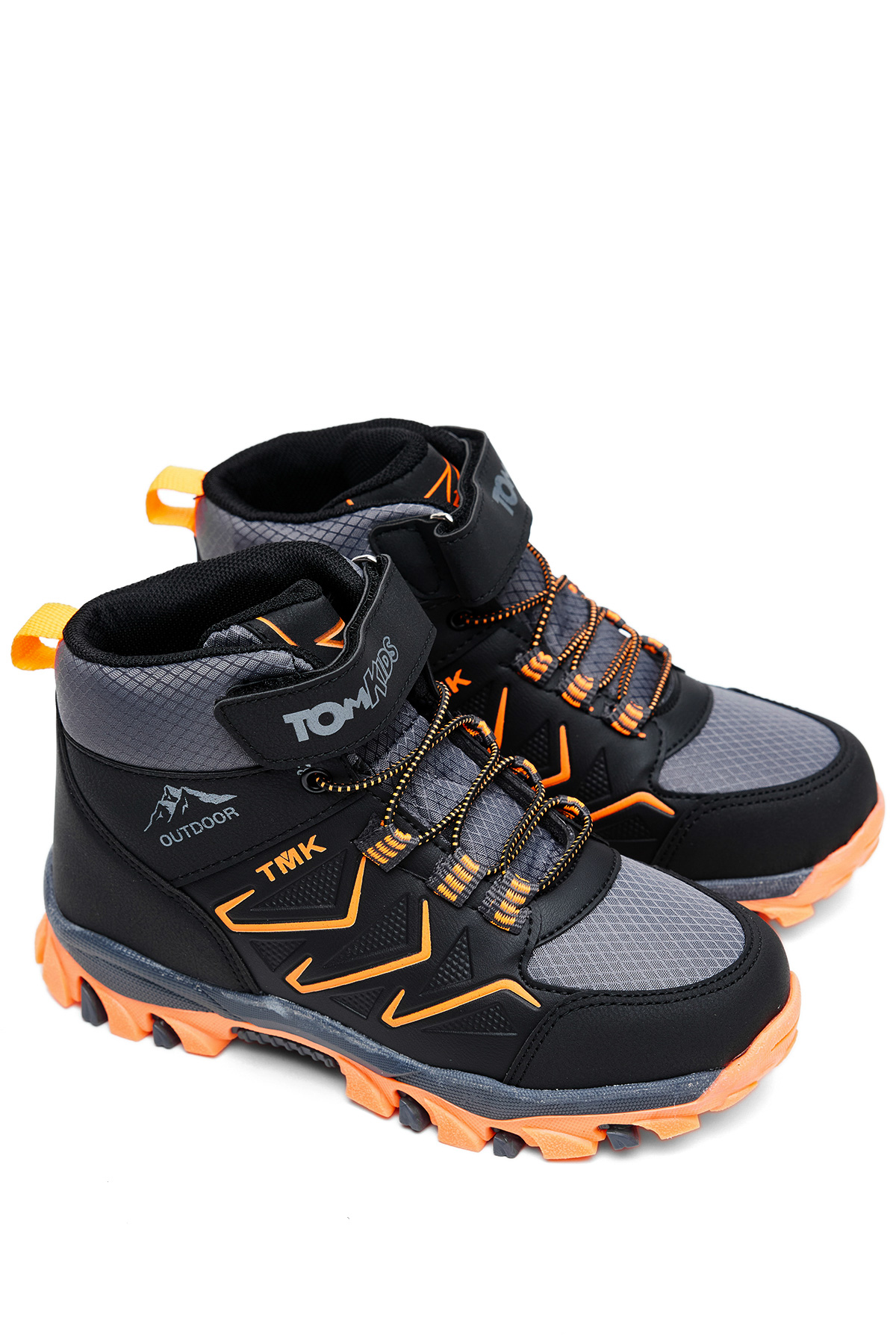 Çocuk Unisex Füme Oranj Rahat Kalıp Renkli Taban Bot - Görsel 3