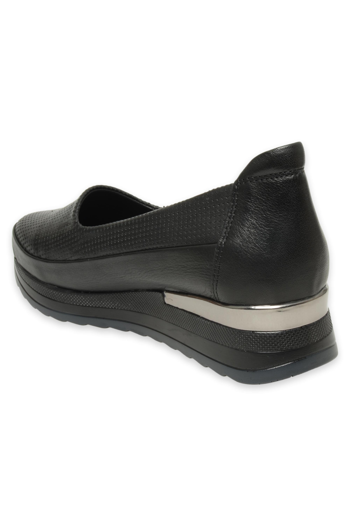 D25Ya-3520 Günlük Siyah Kadın Ayakkabı - Görsel 5