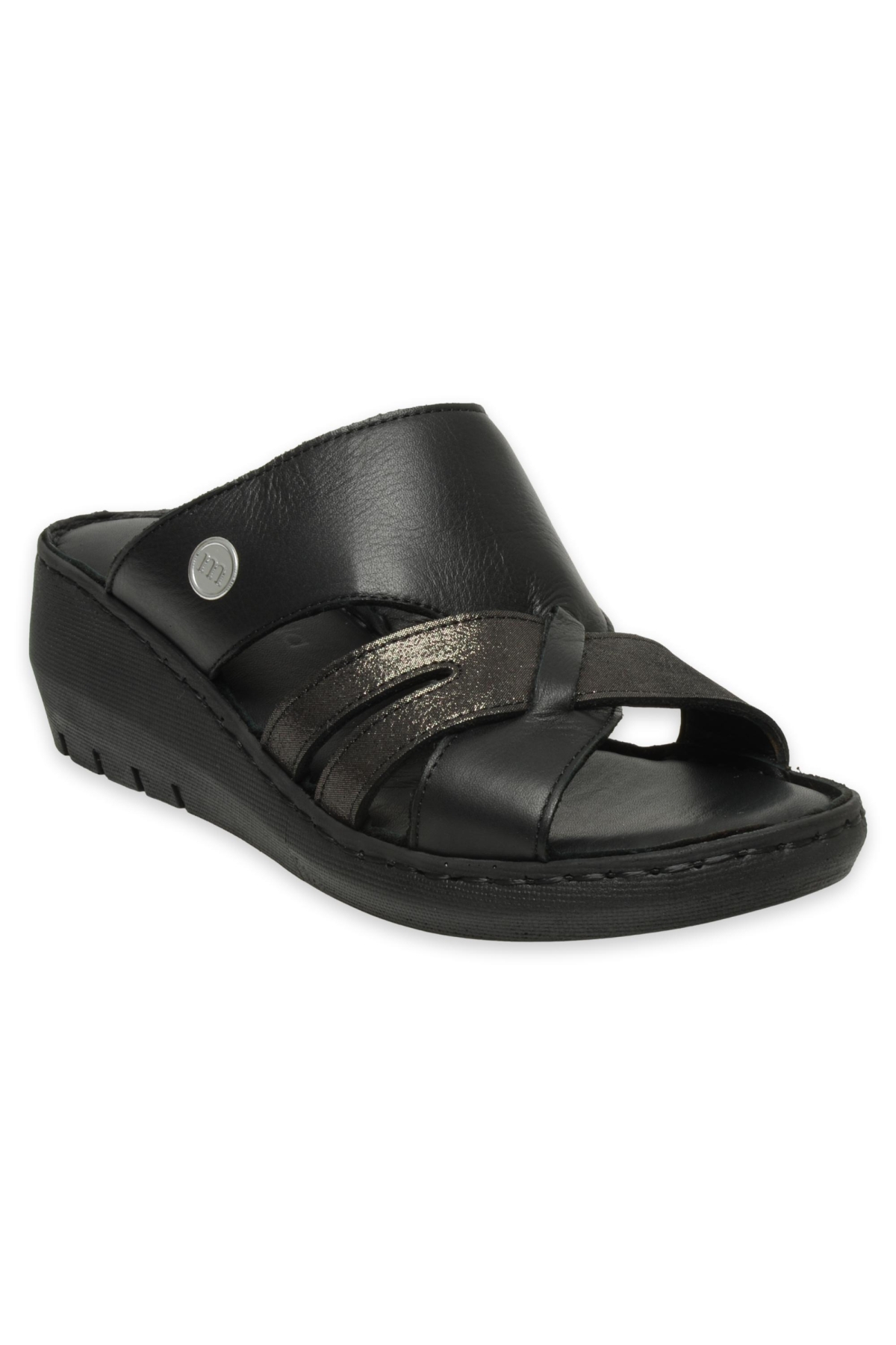 D25Yt-1395 Günlük Siyah Kadın Terlik - Görsel 2