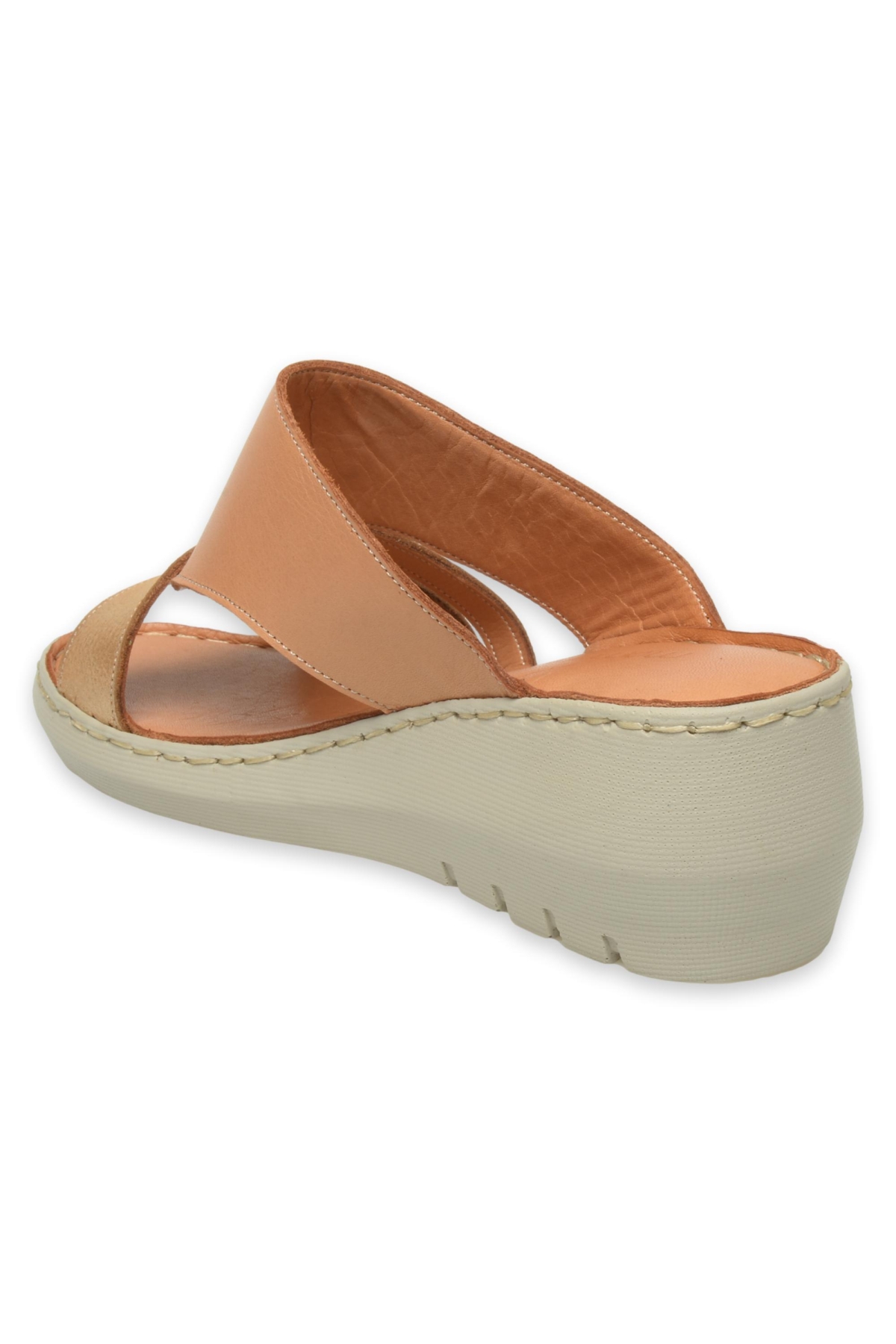 D25Yt-1395 Günlük Taba Kadın Terlik - Görsel 5