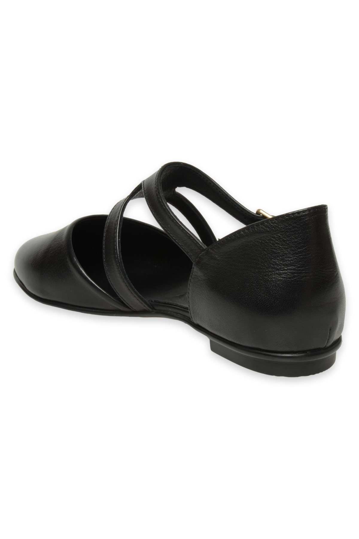 D25Ya-885 Günlük Siyah Kadın Babet - Görsel 5