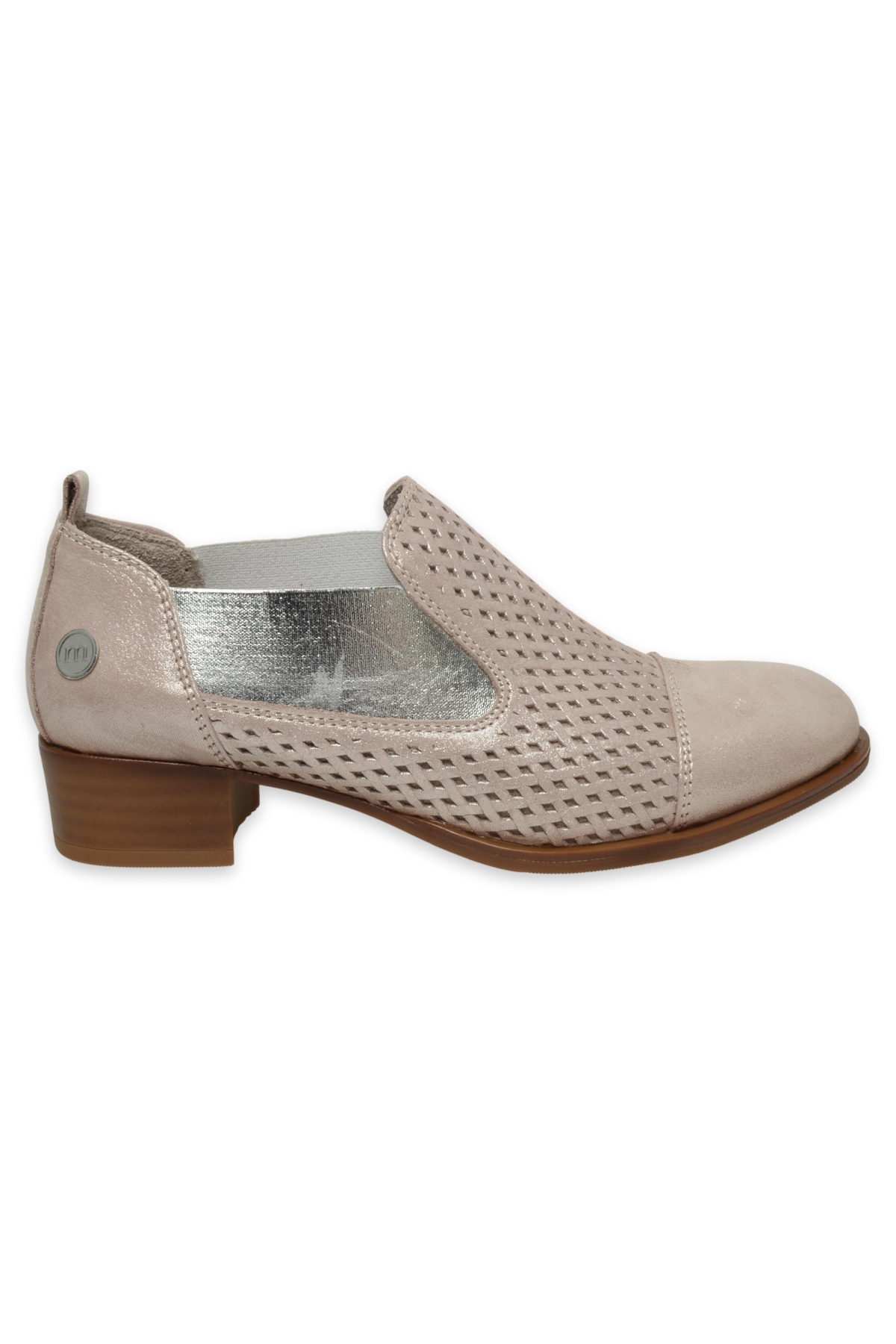 D25Ya-7150 Günlük Kalin Topuklu Vizon Kadın Ayakkabı - Görsel 3