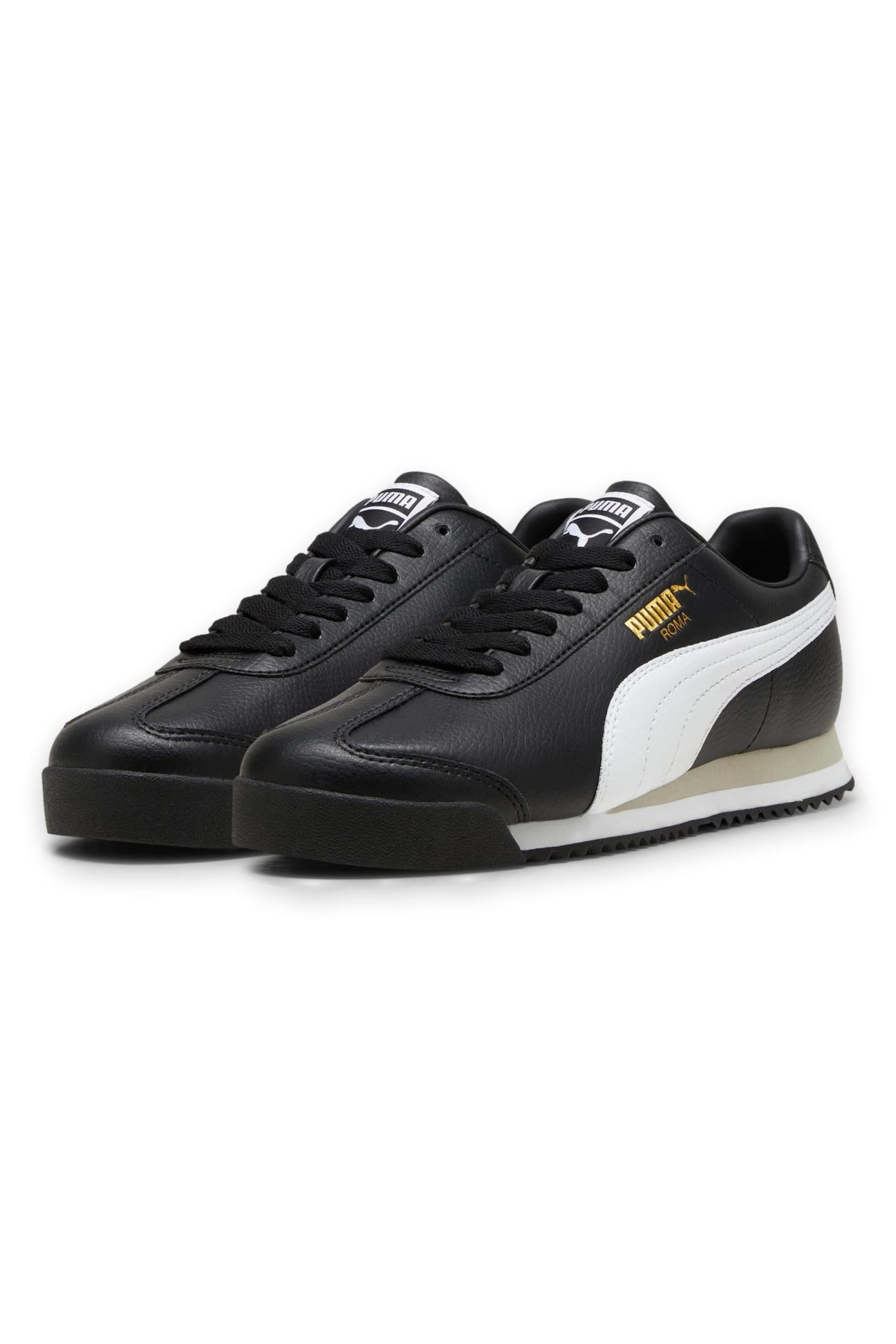 396868M Roma 24 Std Sneakers Siyah-Beyaz Un Spor Ayakkabı - Görsel 3