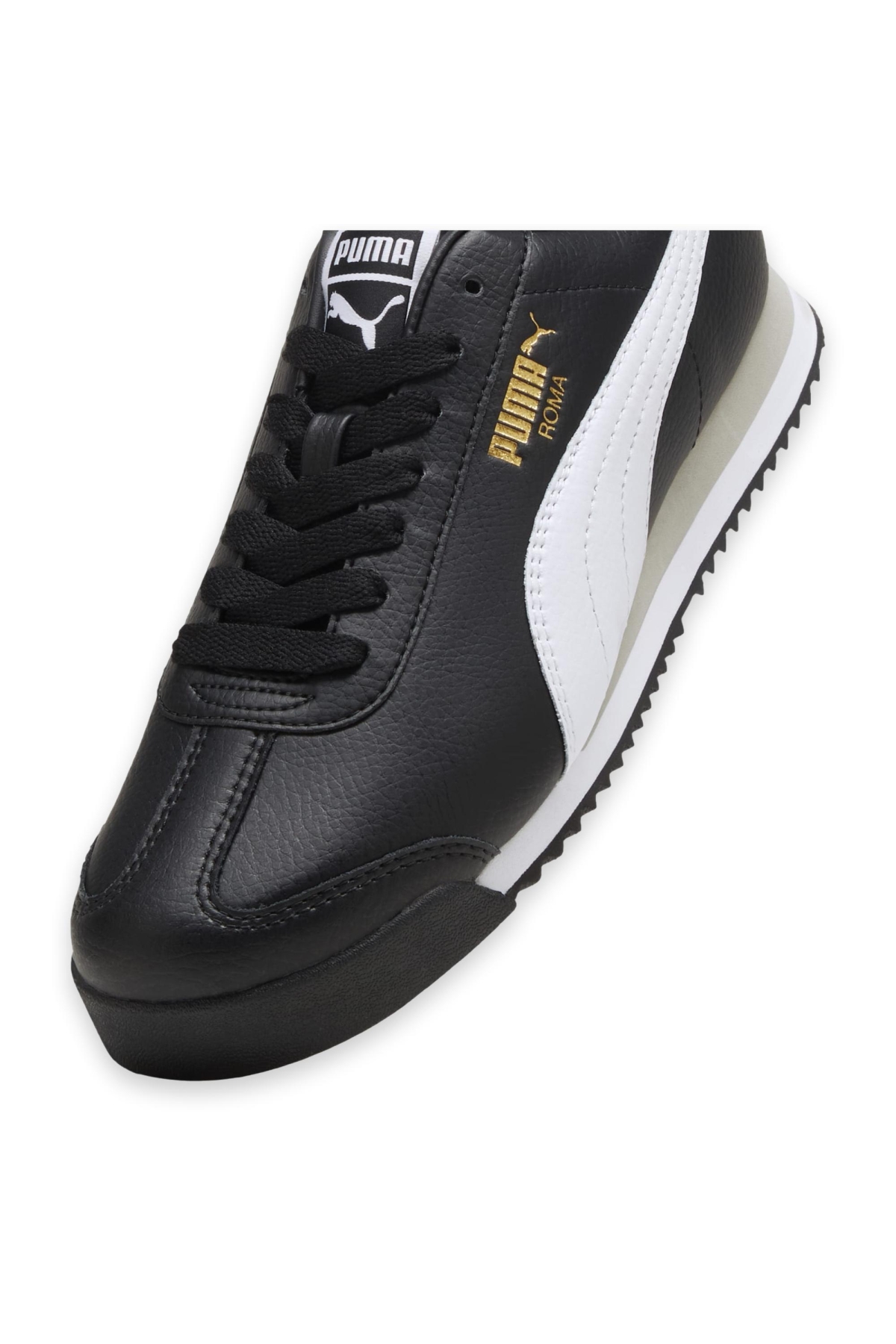 396868M Roma 24 Std Sneakers Siyah-Beyaz Un Spor Ayakkabı - Görsel 4