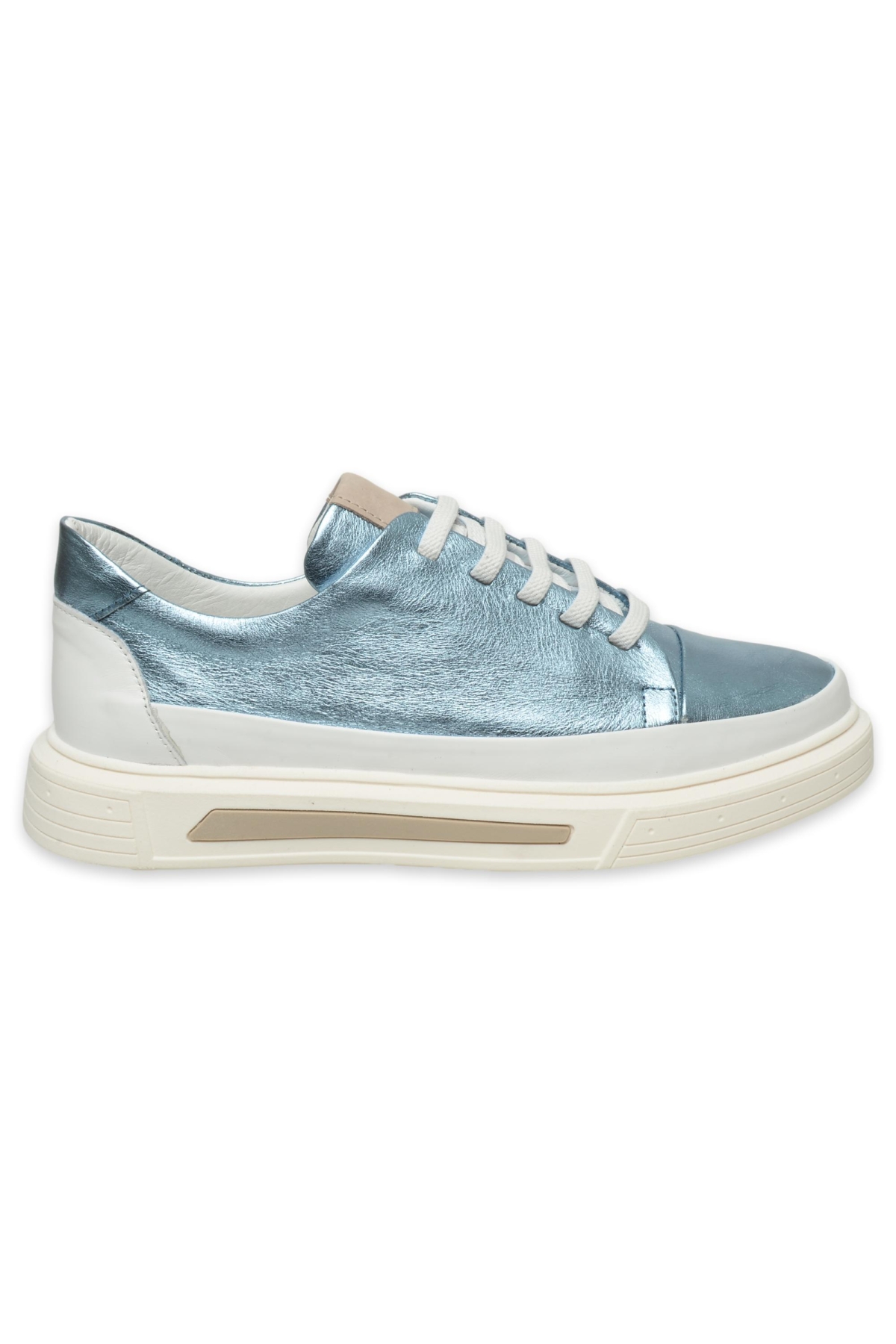 D25Ya-3525 Günlük Sneakers Turkuaz Kadın Spor Ayakkabı - Görsel 3