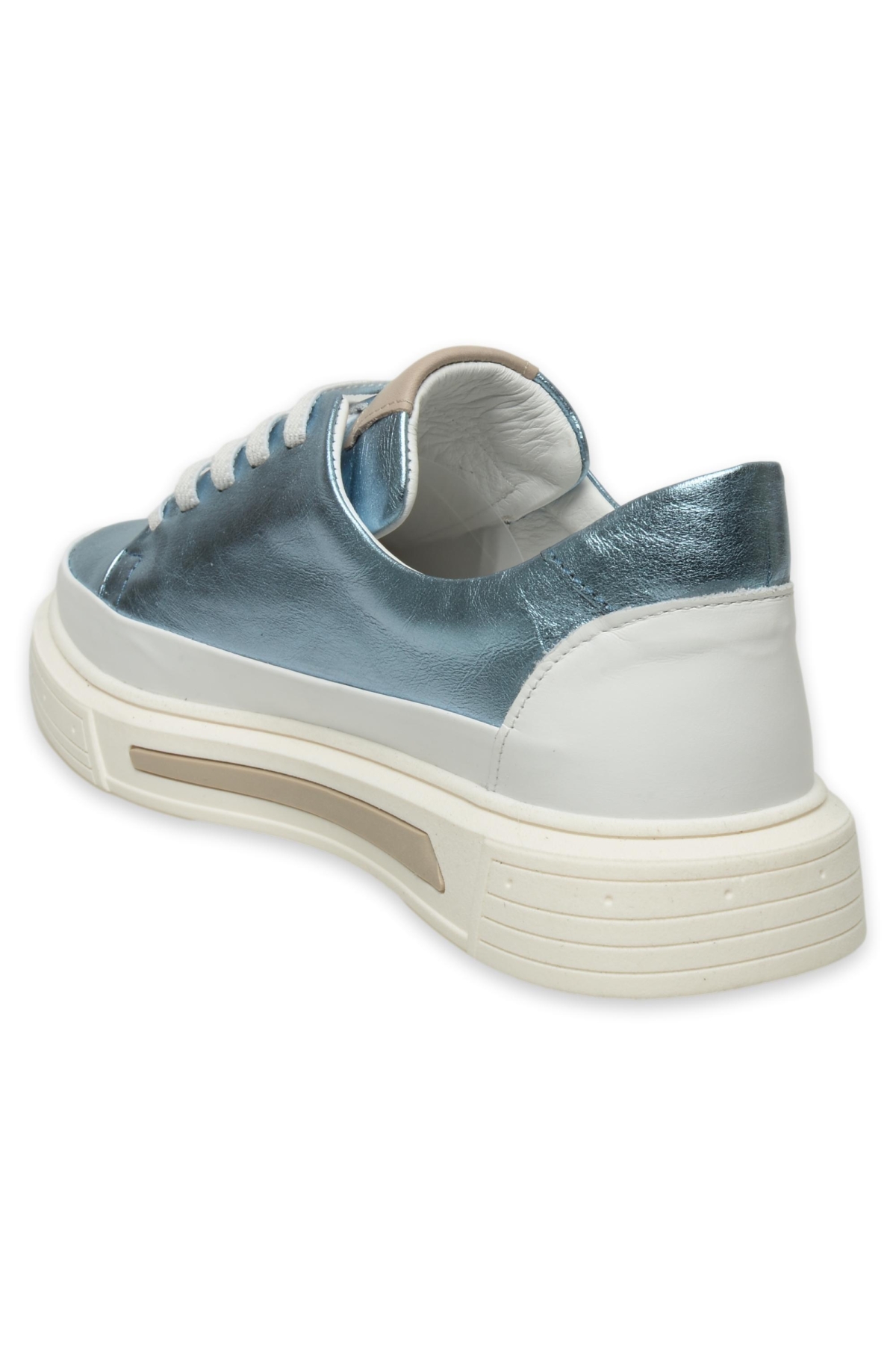 D25Ya-3525 Günlük Sneakers Turkuaz Kadın Spor Ayakkabı - Görsel 5