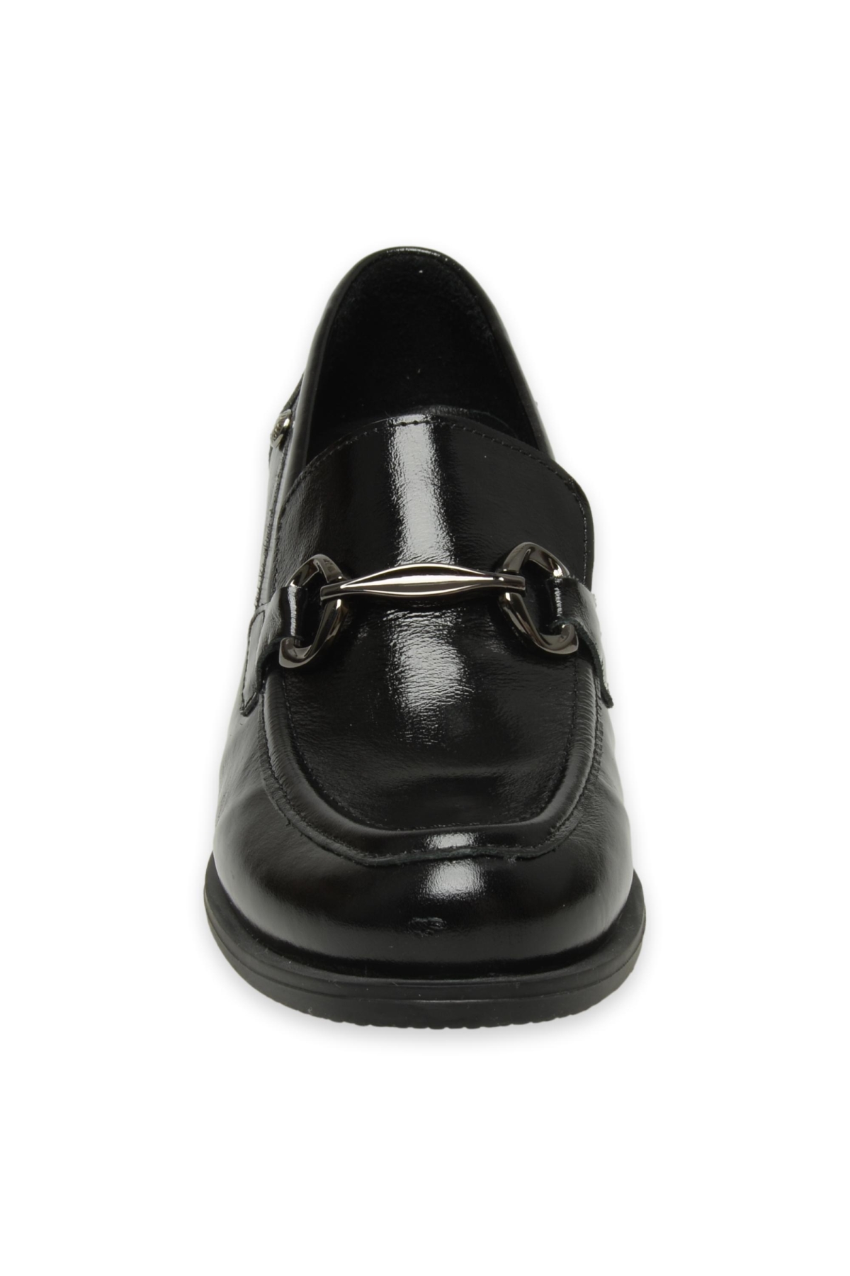 D25Ya-3325 Günlük Kalin Topuklu Siyah Kadın Ayakkabı - Görsel 4