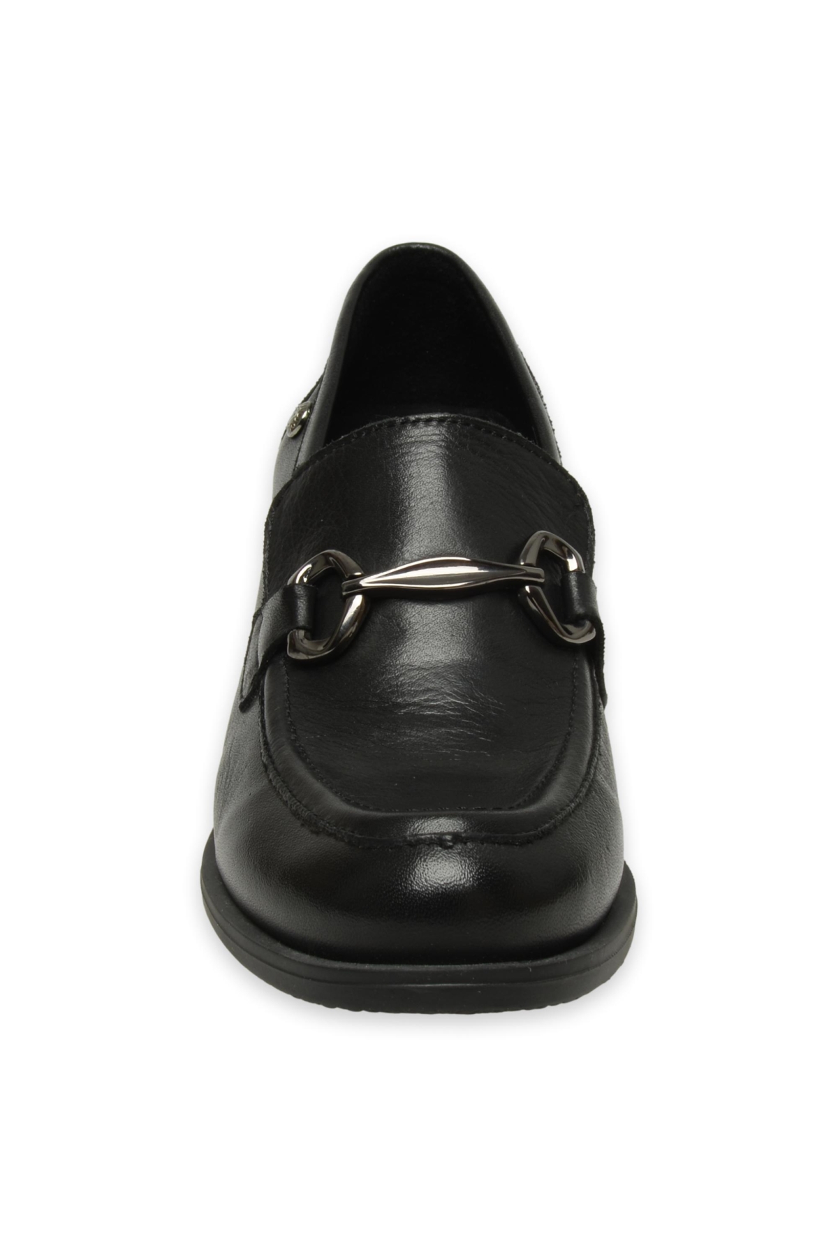 D25Ya-3325 Günlük Kalin Topuklu Siyah Kadın Ayakkabı - Görsel 4