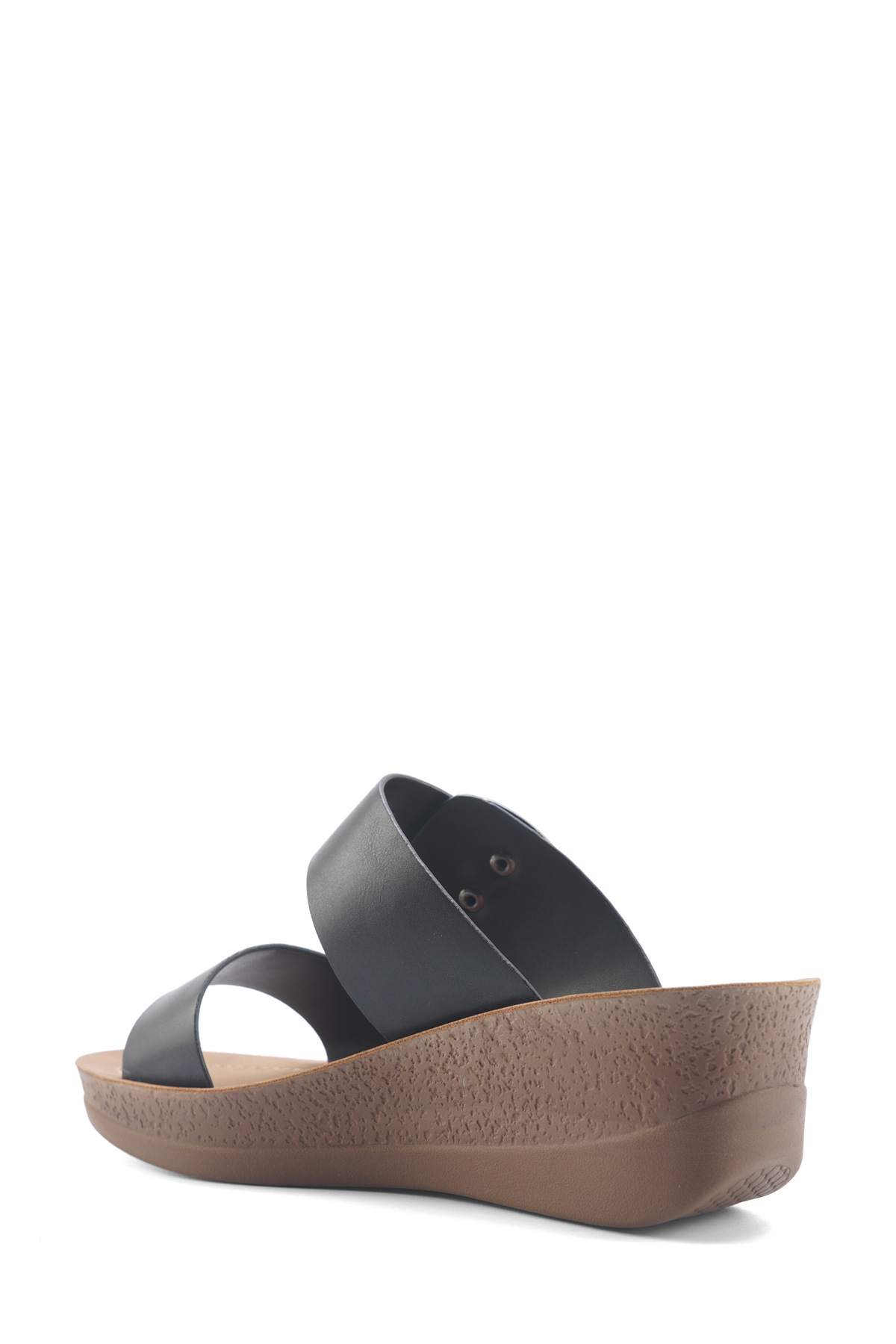 407073.Z5FX Siyah Kadın Dolgu Topuk Terlik - Görsel 4