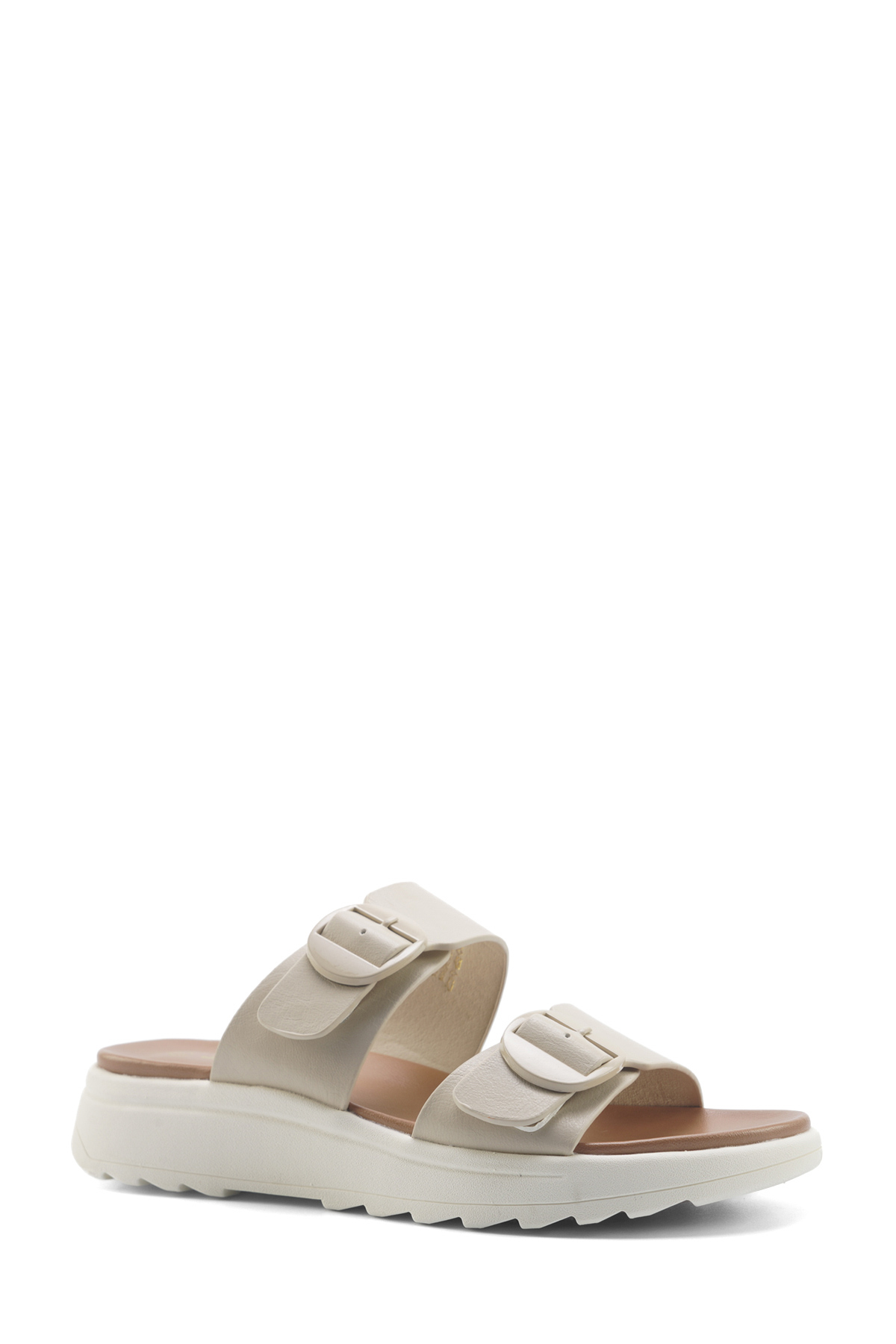 166994.Z5FX Bej Kadın Terlik - Görsel 3