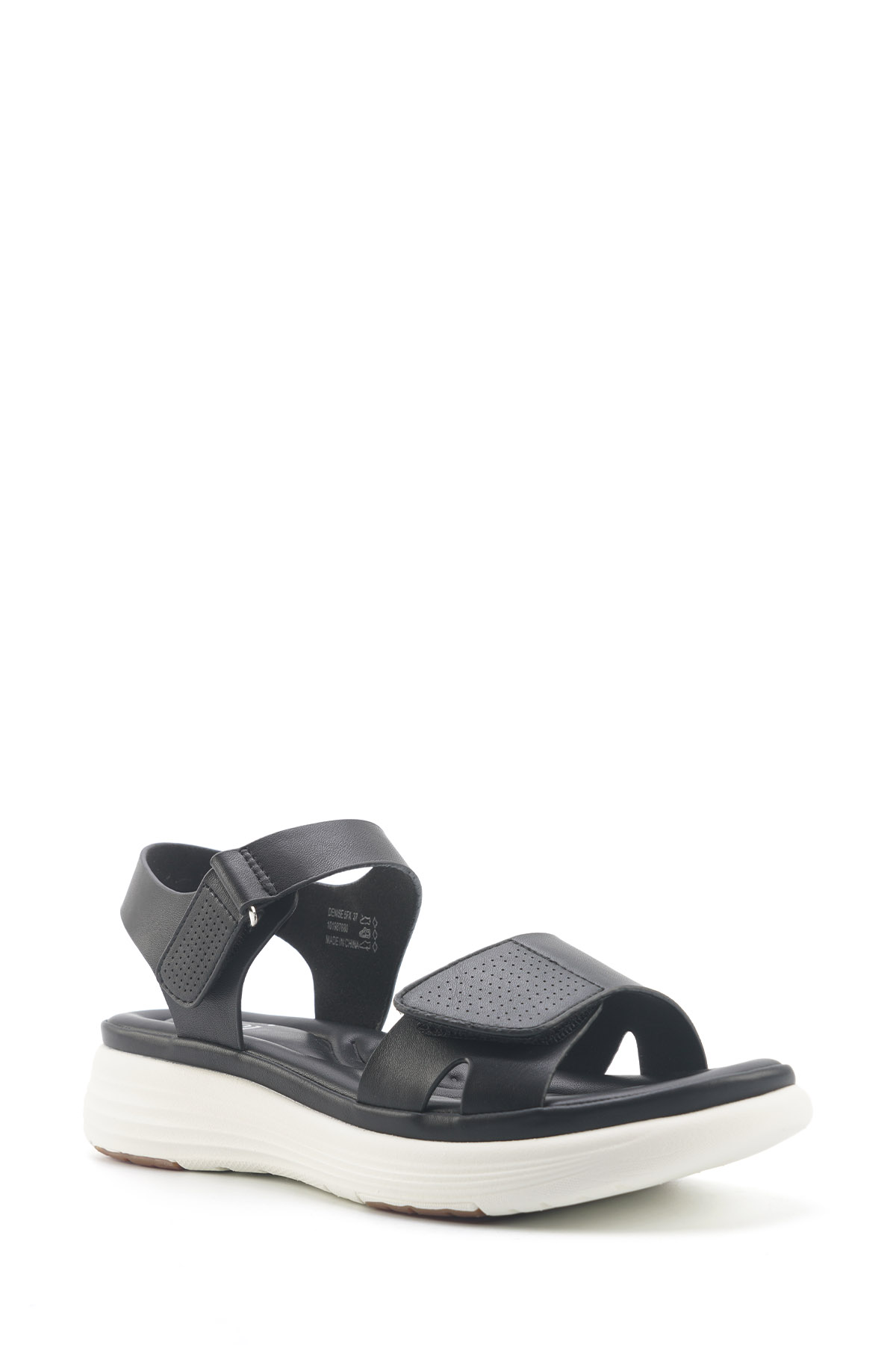 INCI DENISE 5FX Siyah Kadın Comfort Sandalet - Görsel 3