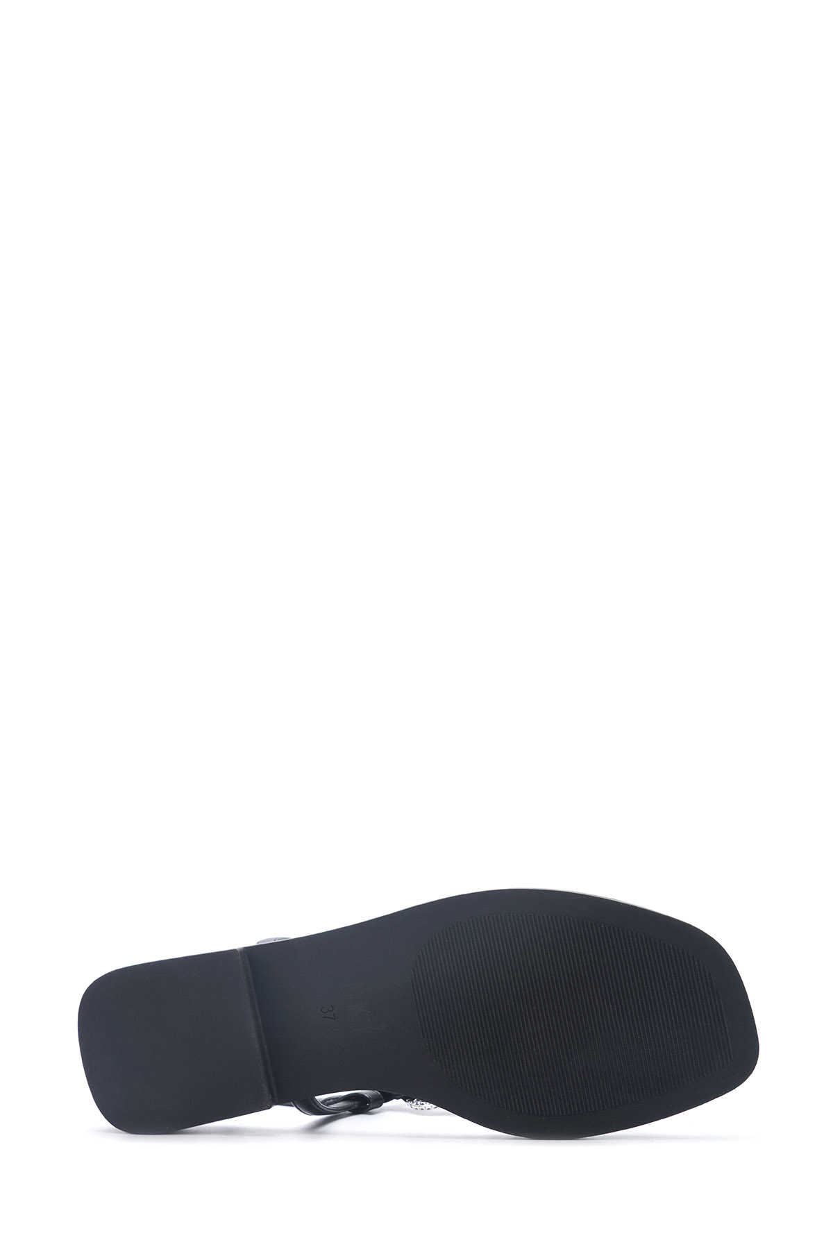 INCI AIDA 5FX Siyah Kadın Düz Sandalet - Görsel 5