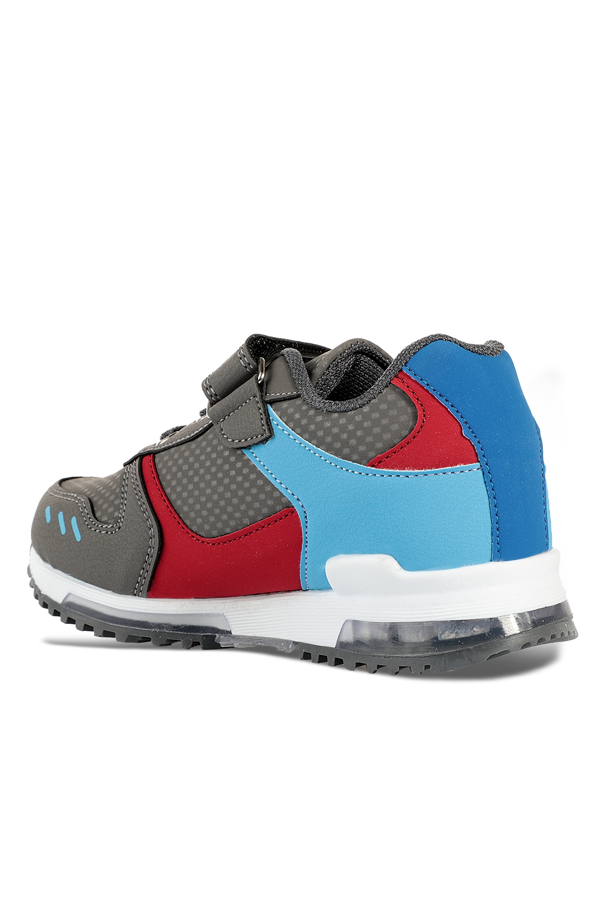 EDMOND IN Erkek Çocuk Sneaker Ayakkabı Koyu Gri - Görsel 4