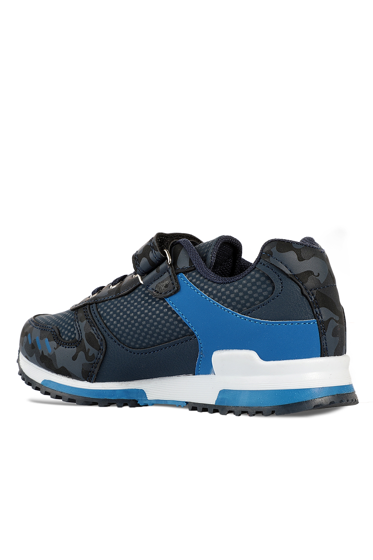 EDMOND IN Erkek Çocuk Sneaker Ayakkabı Lacivert Kamuflaj - Görsel 4
