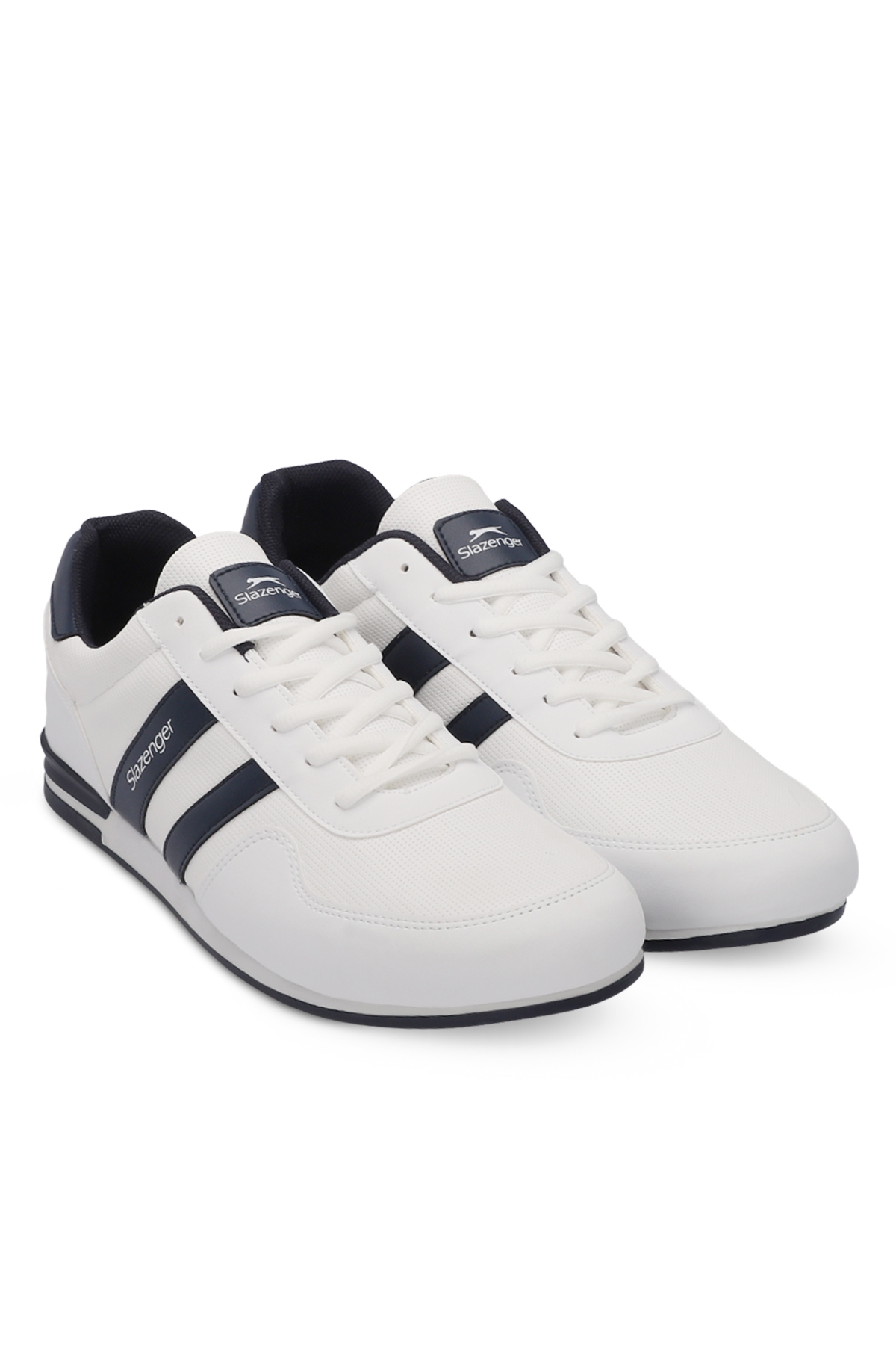 OMEGA IN Büyük Beden Erkek Sneaker Ayakkabı Beyaz / Lacivert - Görsel 3