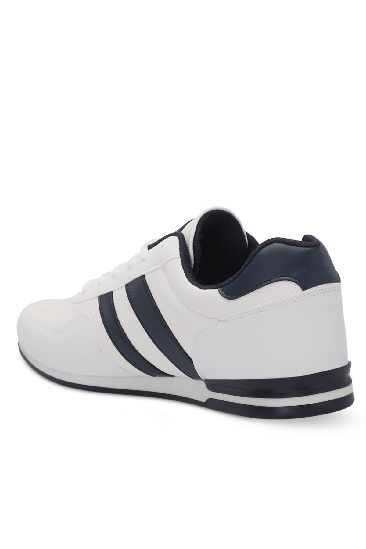 OMEGA IN Büyük Beden Erkek Sneaker Ayakkabı Beyaz / Lacivert - Görsel 4