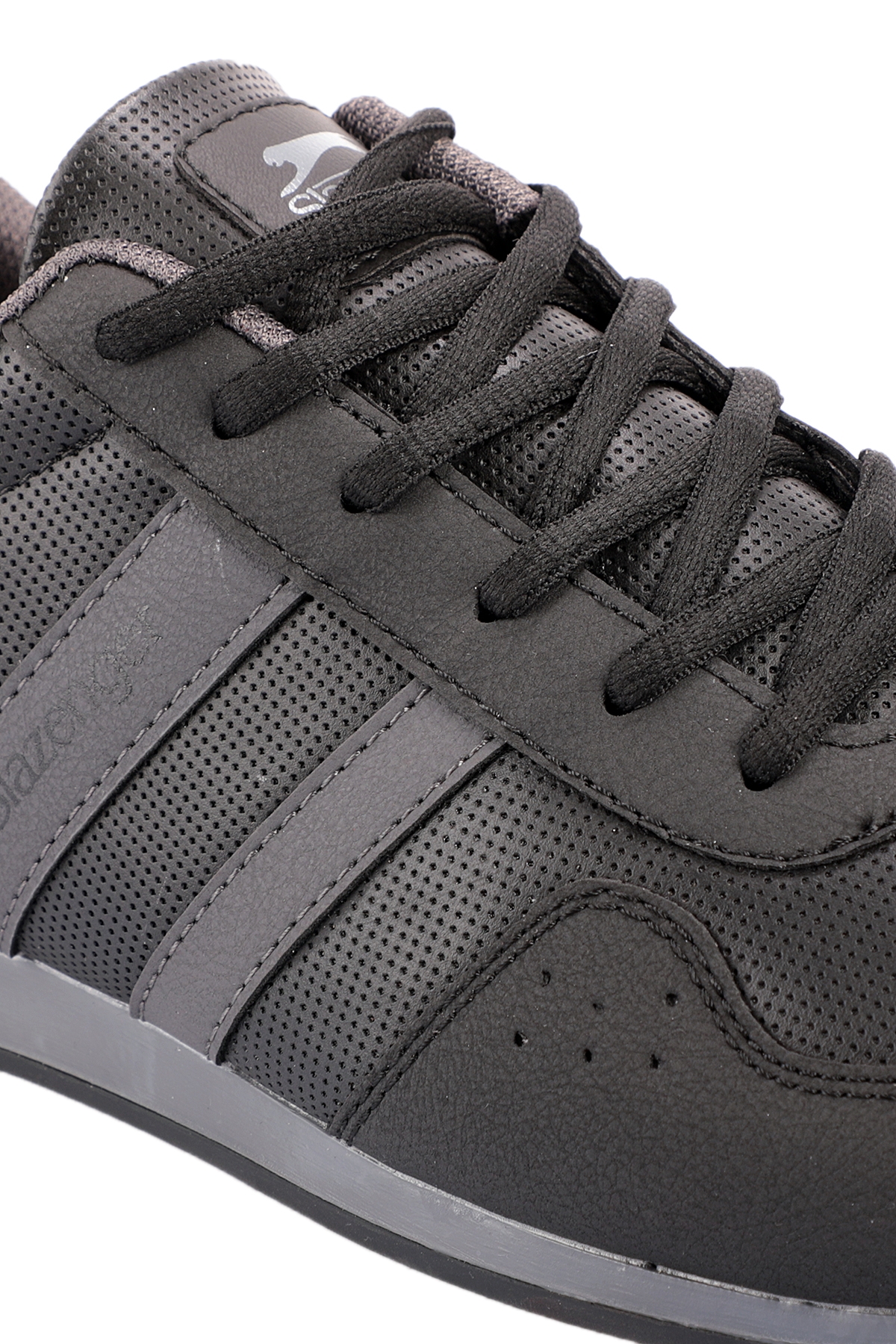 OMEGA IN Büyük Beden Erkek Sneaker Ayakkabı Siyah / Siyah - Görsel 5