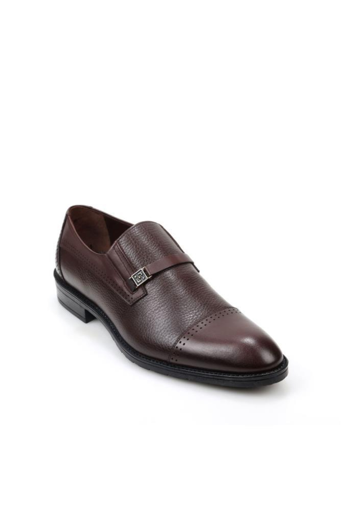 1603 Erkek Klasik Kauçuk Taban Hakiki Deri Ayakkabı - Görsel 4