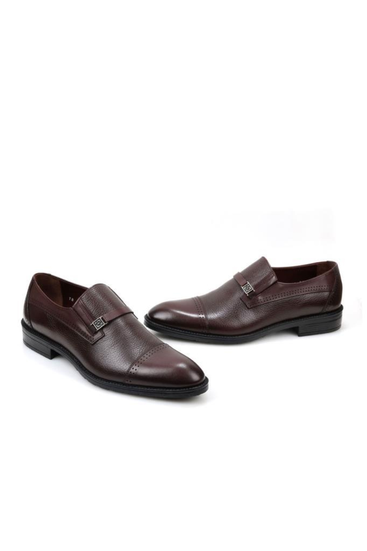 1603 Erkek Klasik Kauçuk Taban Hakiki Deri Ayakkabı - Görsel 5